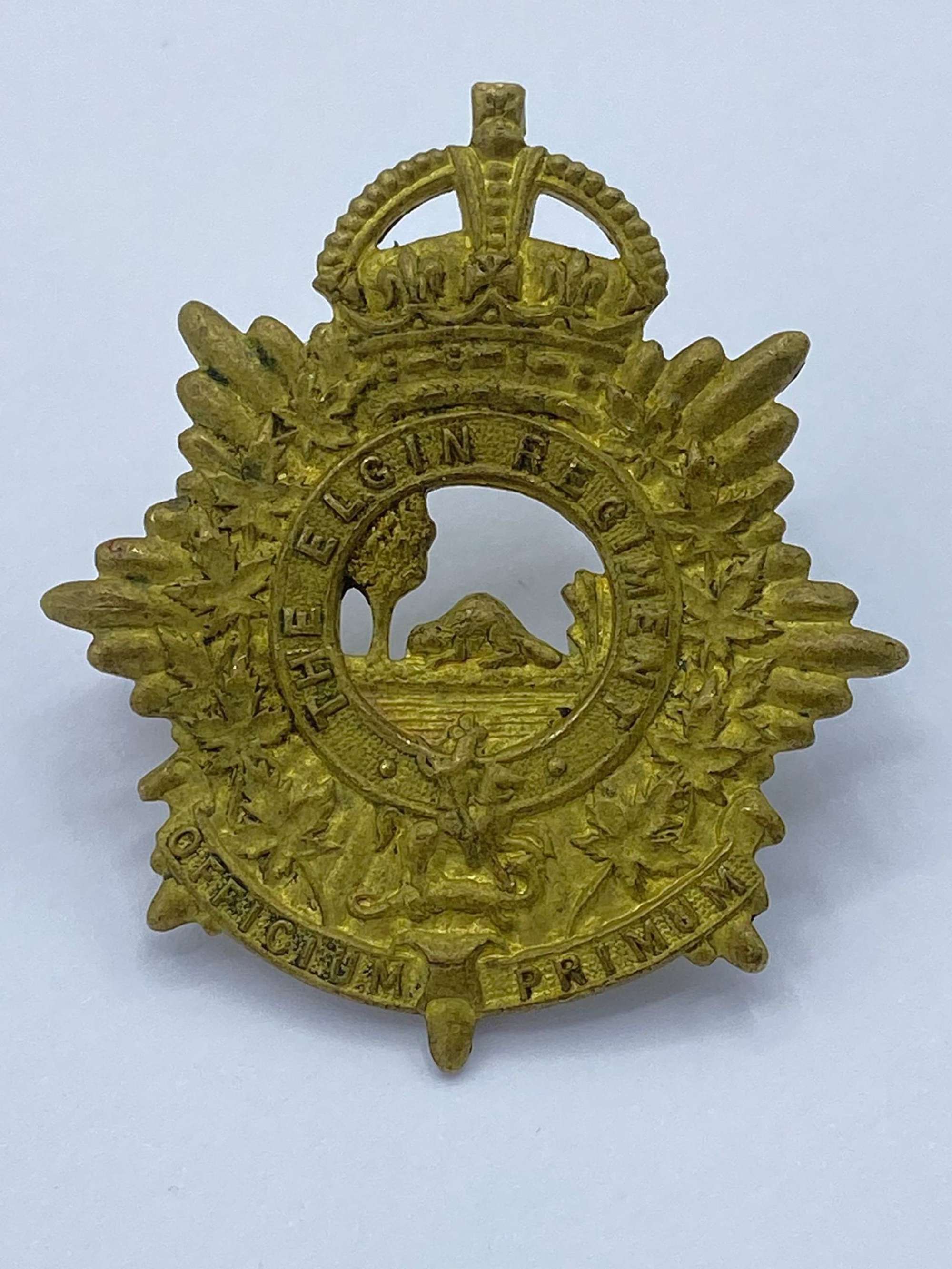 WW2 Canadian Armoured Regiment Elgin Regiment (RCAC) Cap Badge
