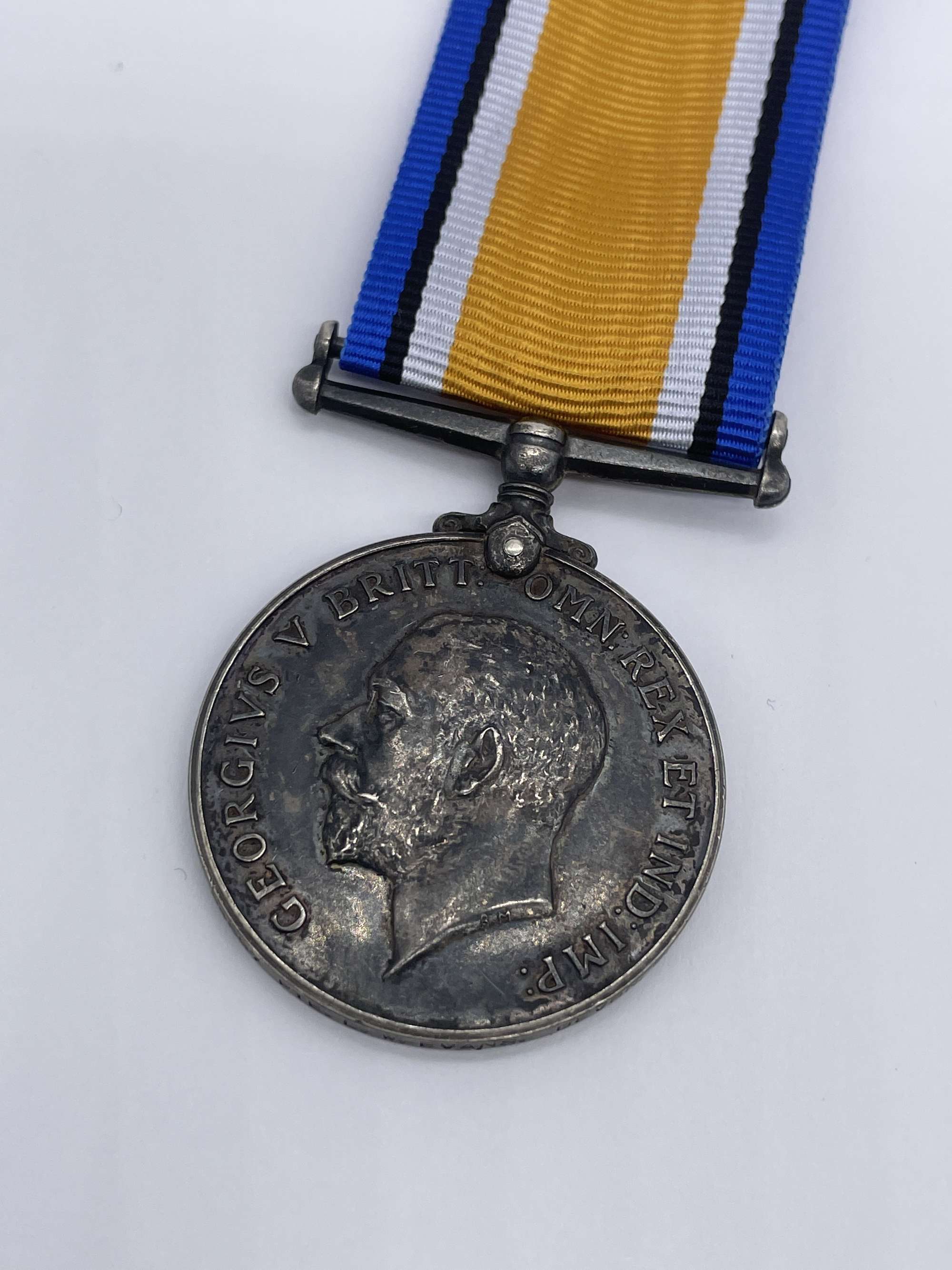 Original World War One British War Medal, Pte Evans, 3/Devonshire Regiment, Died of Wounds