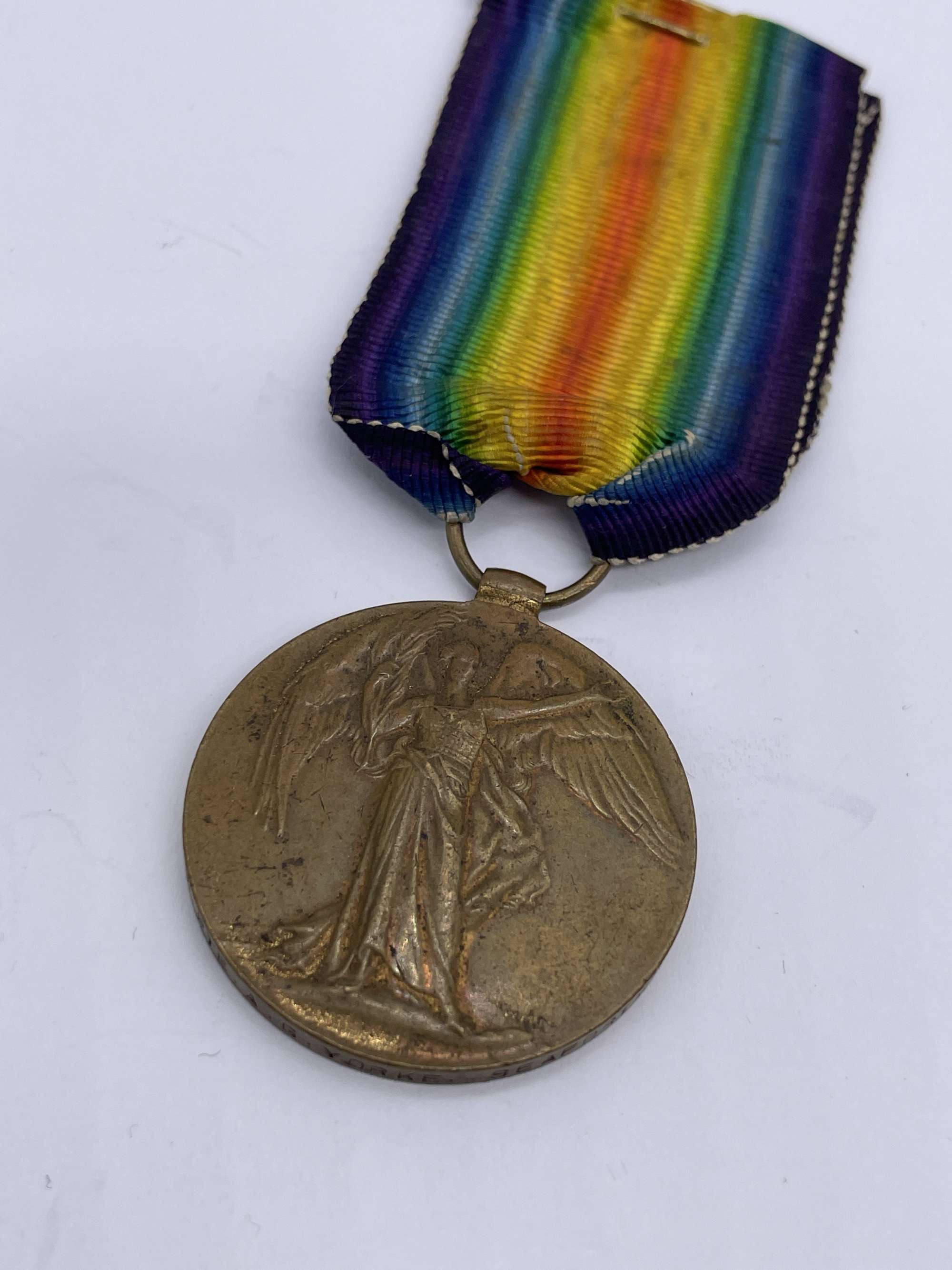 Original World War One Victory Medal, Pte Yorke, 2/Seaforth Highlanders, Killed in Action