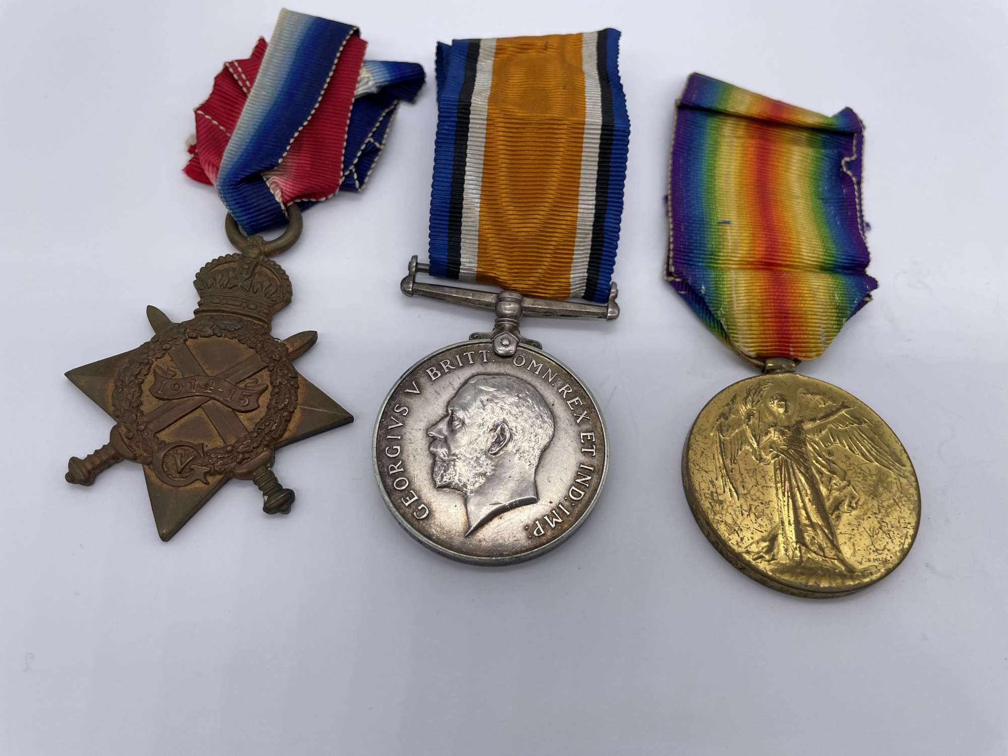 Original World War One Medal Trio, A/Sjt Ford, Army Service Corps