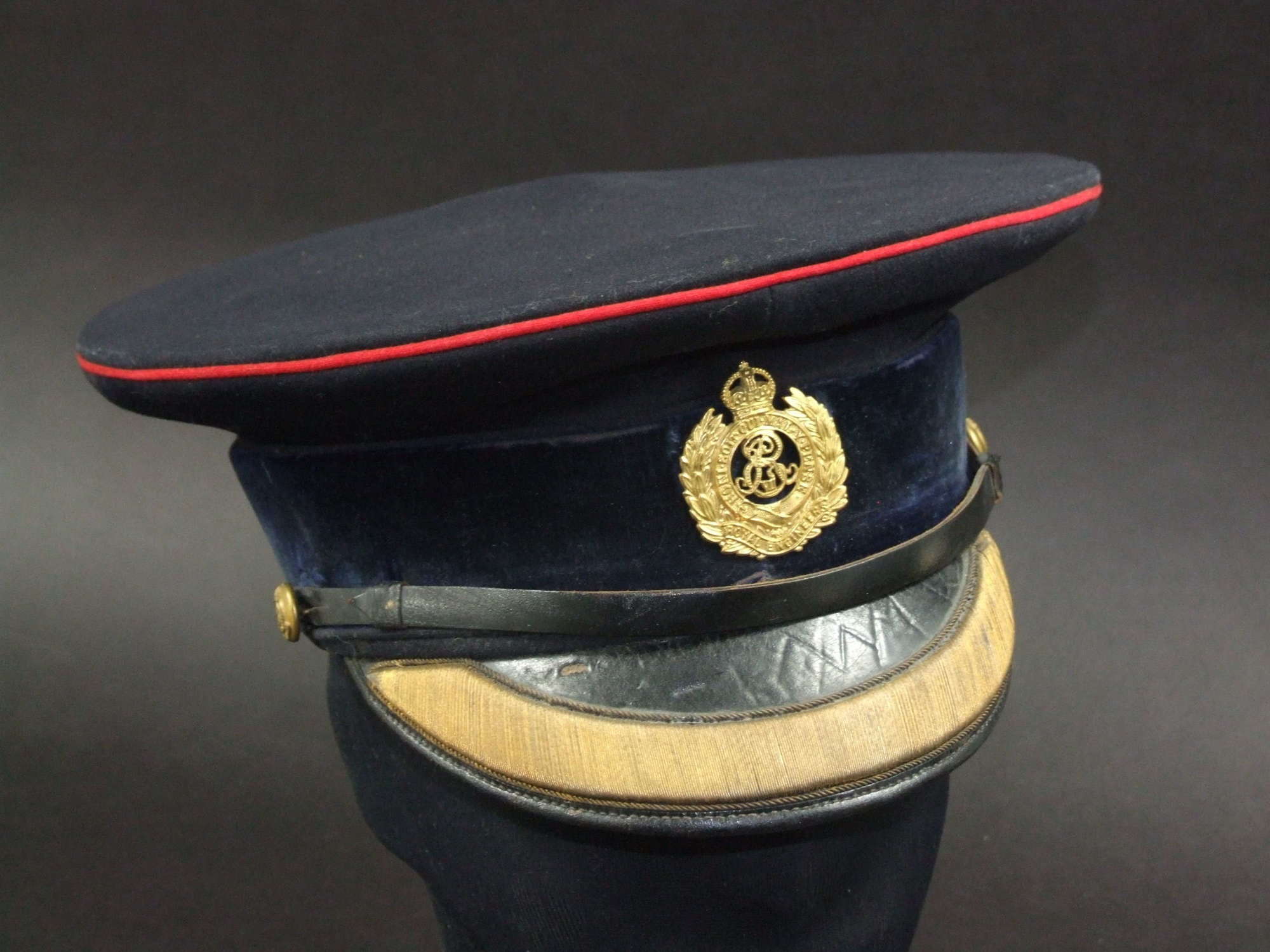 Edward V11 Royal Engineers Officer's Dress Cap