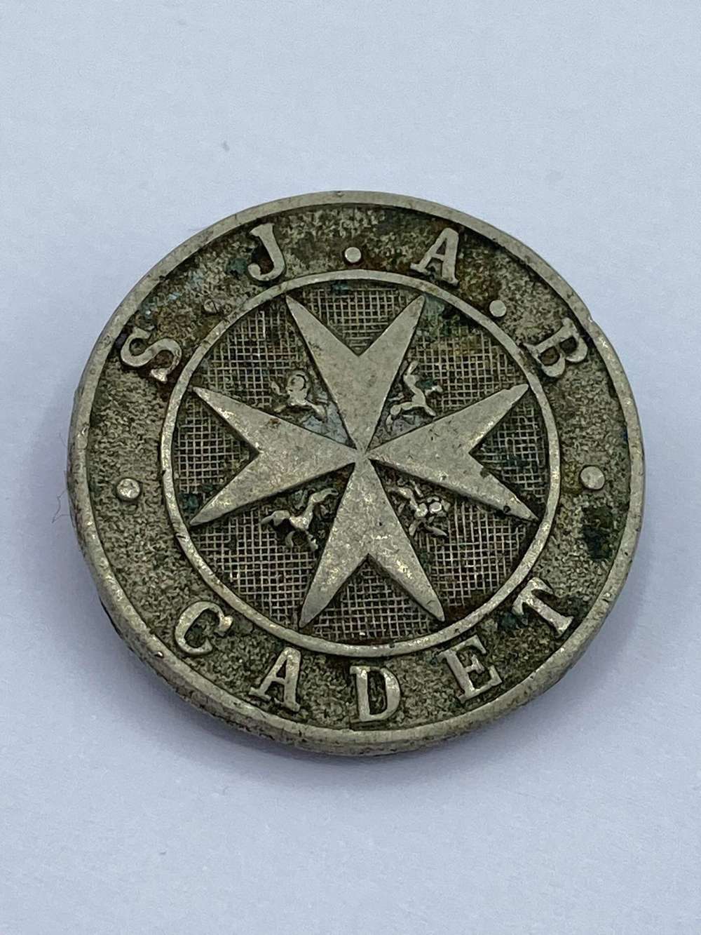 WW2 Home Front St John Ambulance Brigade Cadets Membership Badge