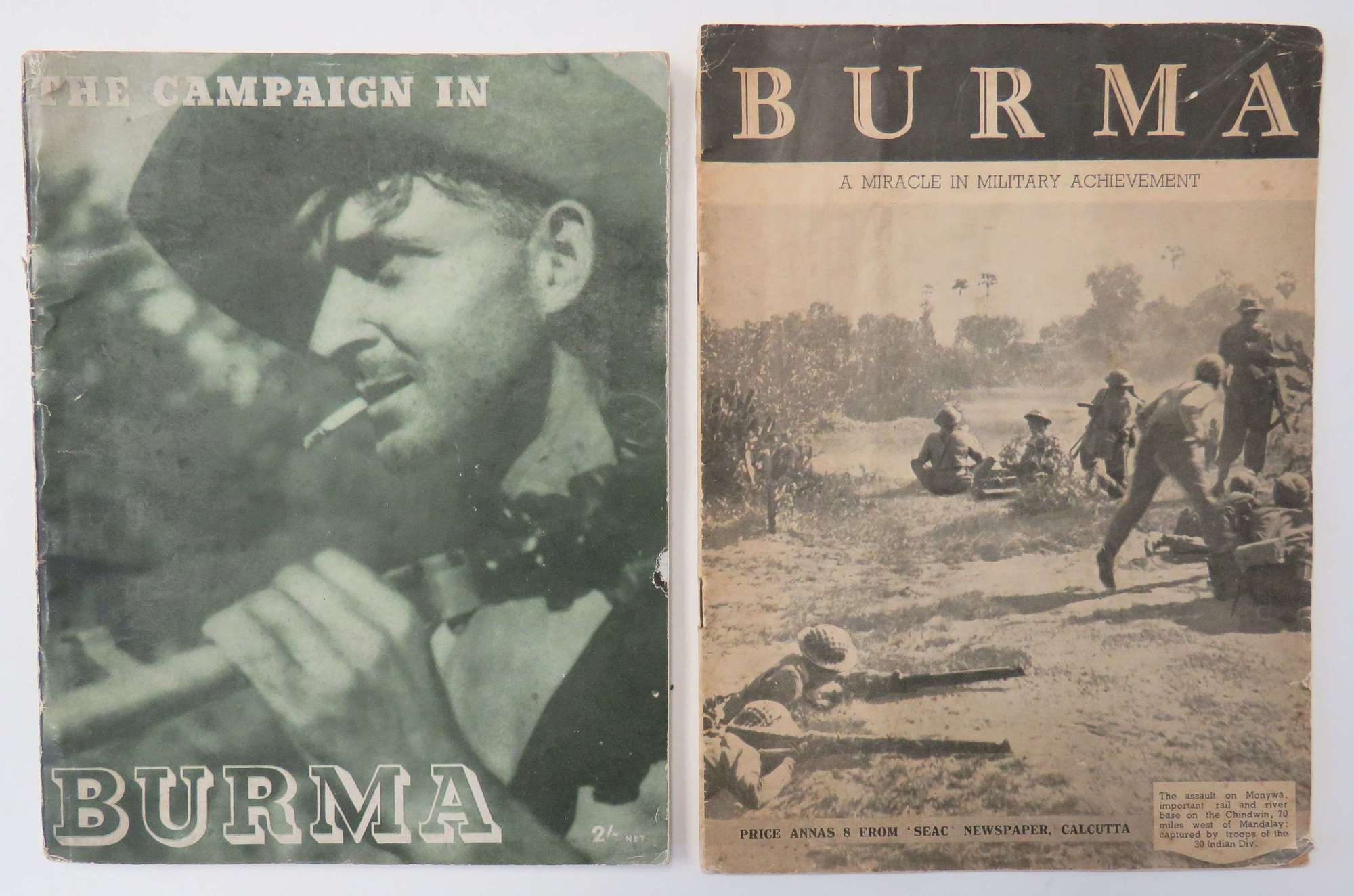 Two Burma Campaign Booklets