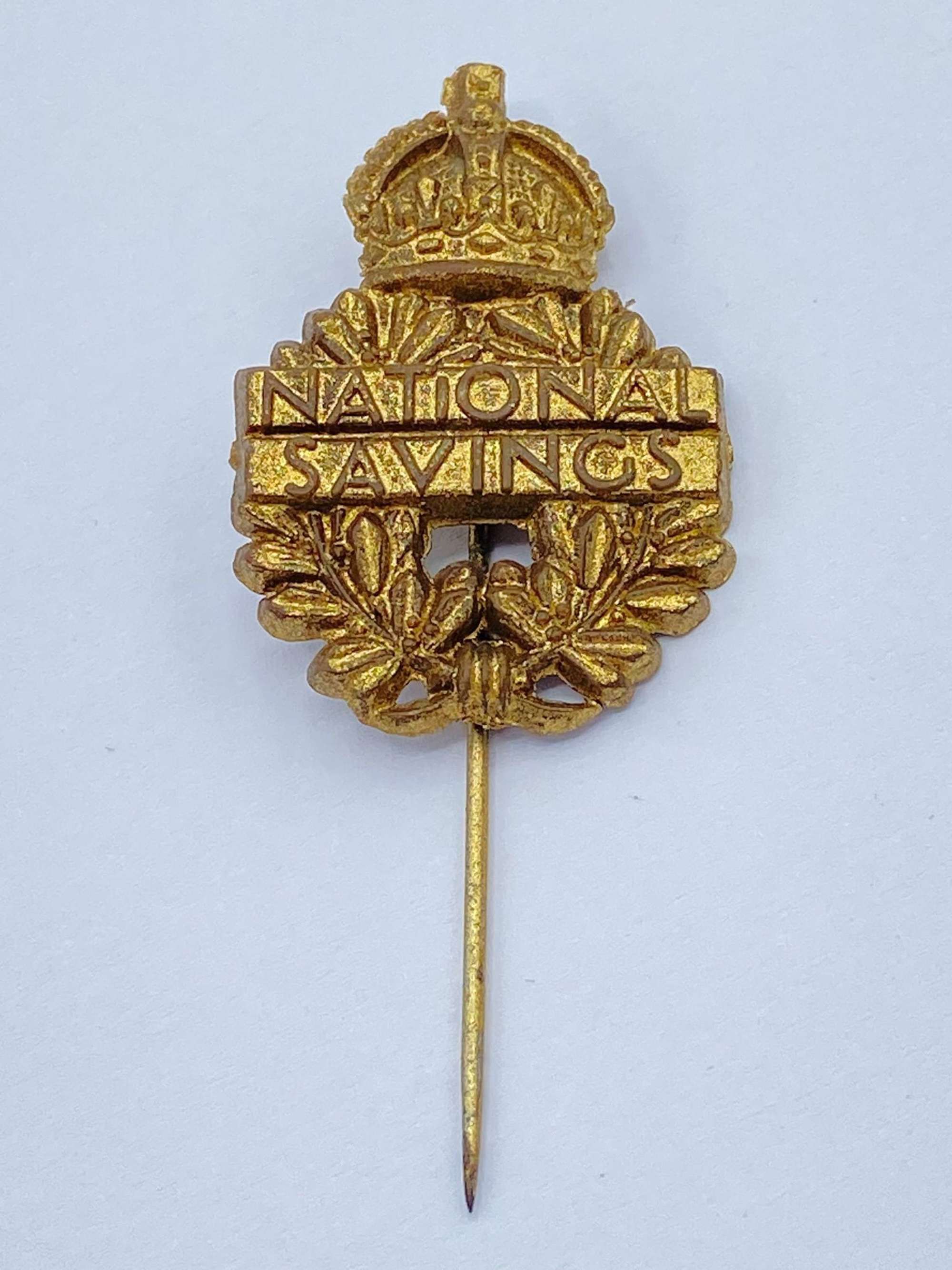 Rare WW2 British National Savings Economy Made Plastic Stick Pin