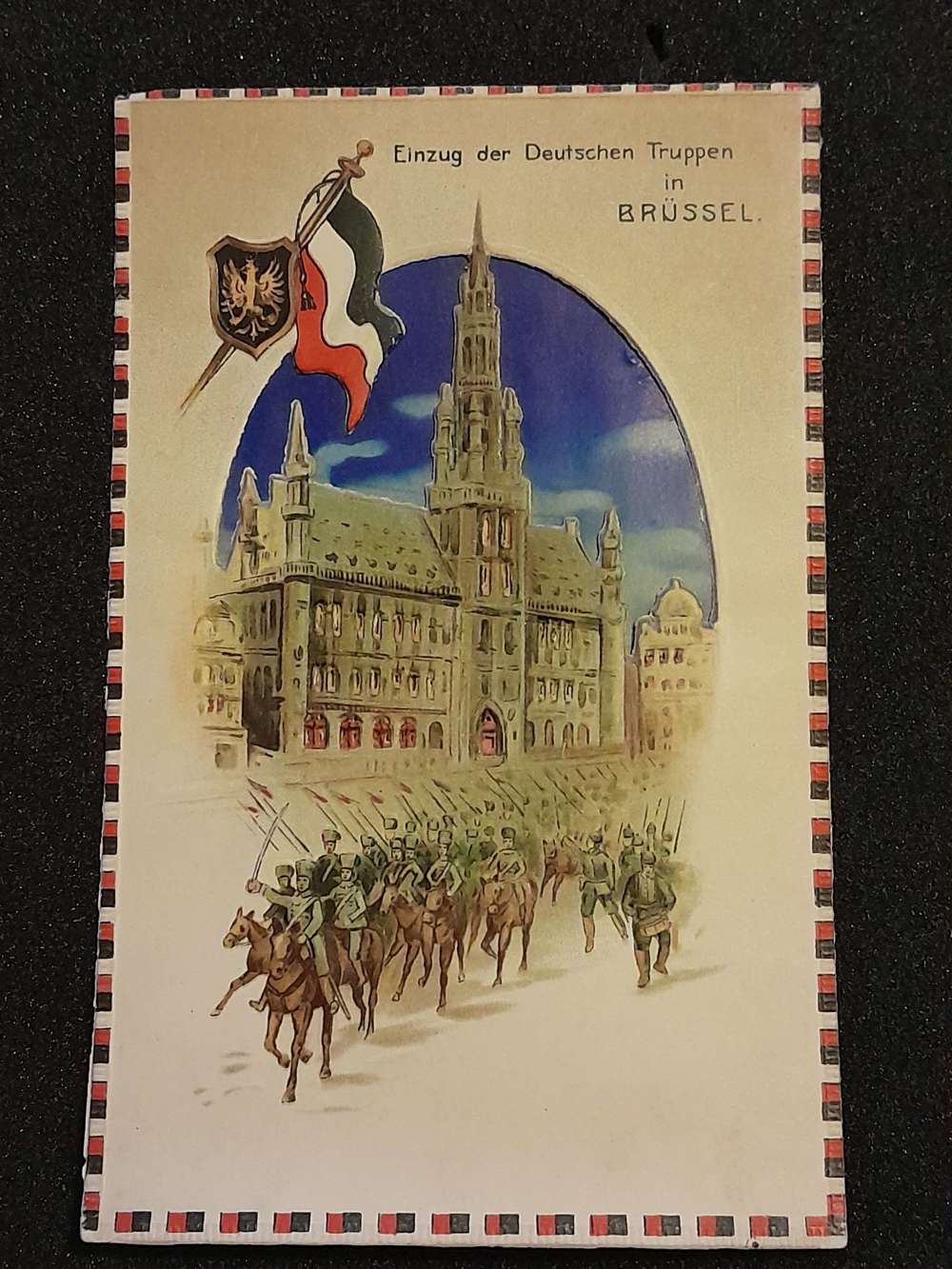 Early War Embosed Postcard