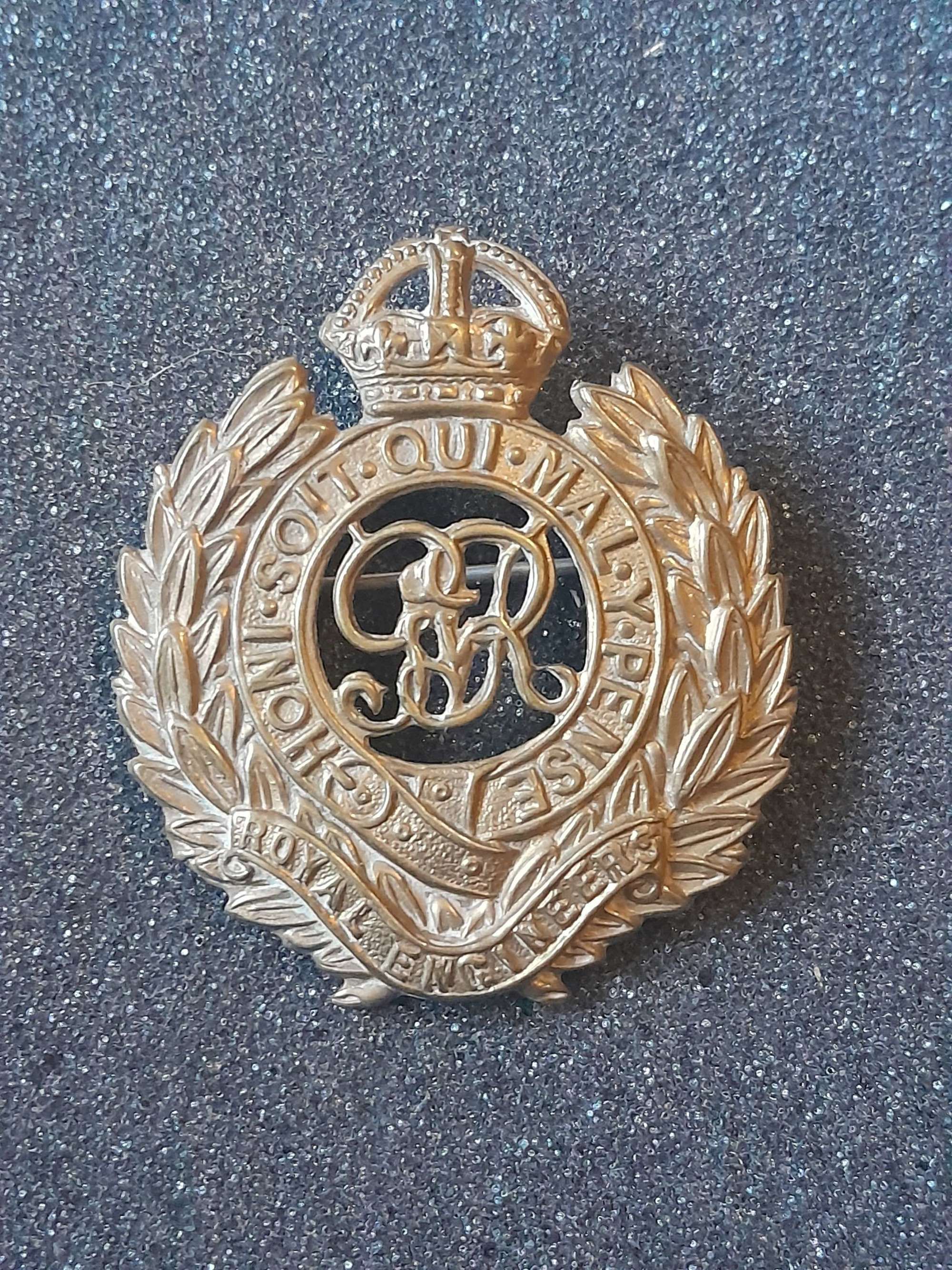 World War One Royal Engineers Sweetheart Badge