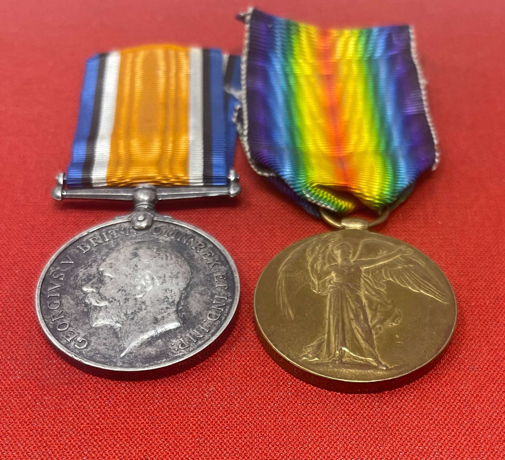 WW1 Pair Liverpool. British War Medal Victory Medal