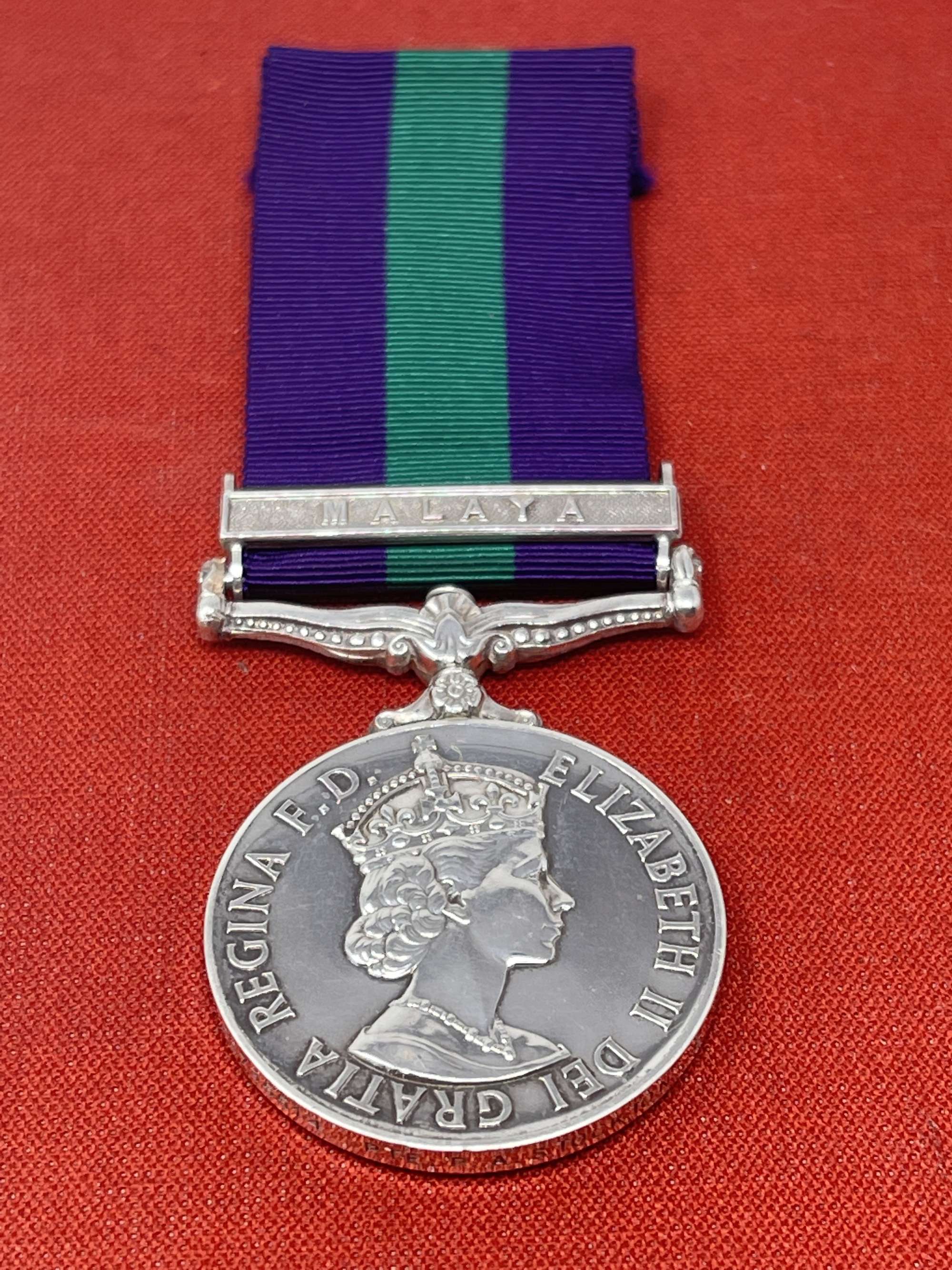 General Service Medal 1918-62, ERII, One Clasp, Malaya, Private P.A. Stockton