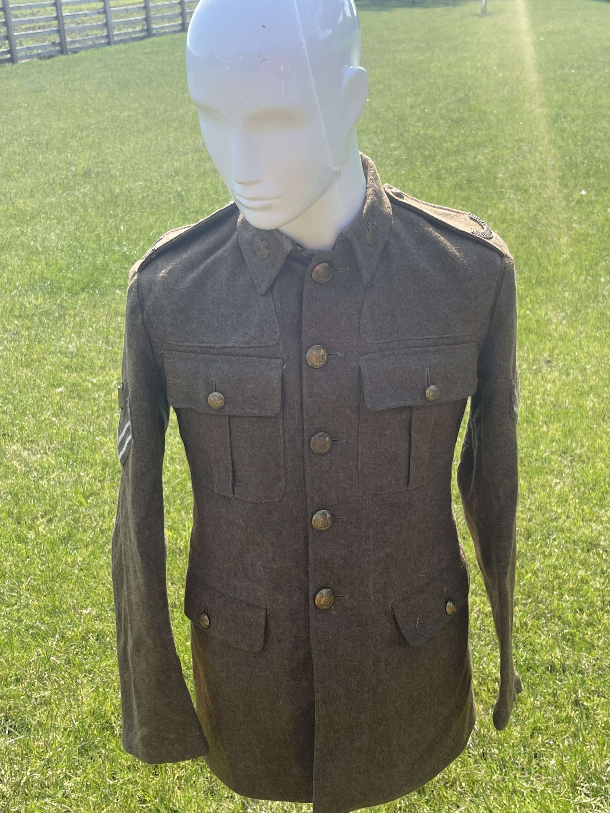 1922 Pattern Service Dress Northampton Regiment Tunic and Trousers