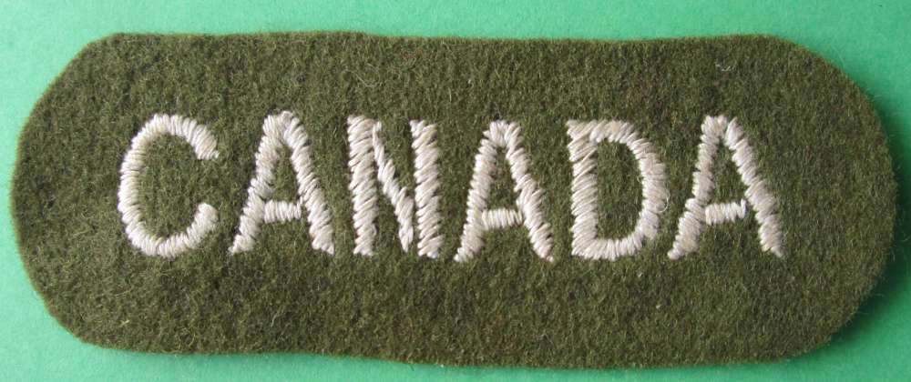 CANADA SHOULDER TITLE