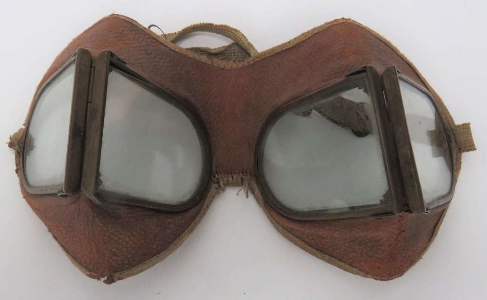 WW1 Period R.N.A.S Issue Flying Goggles