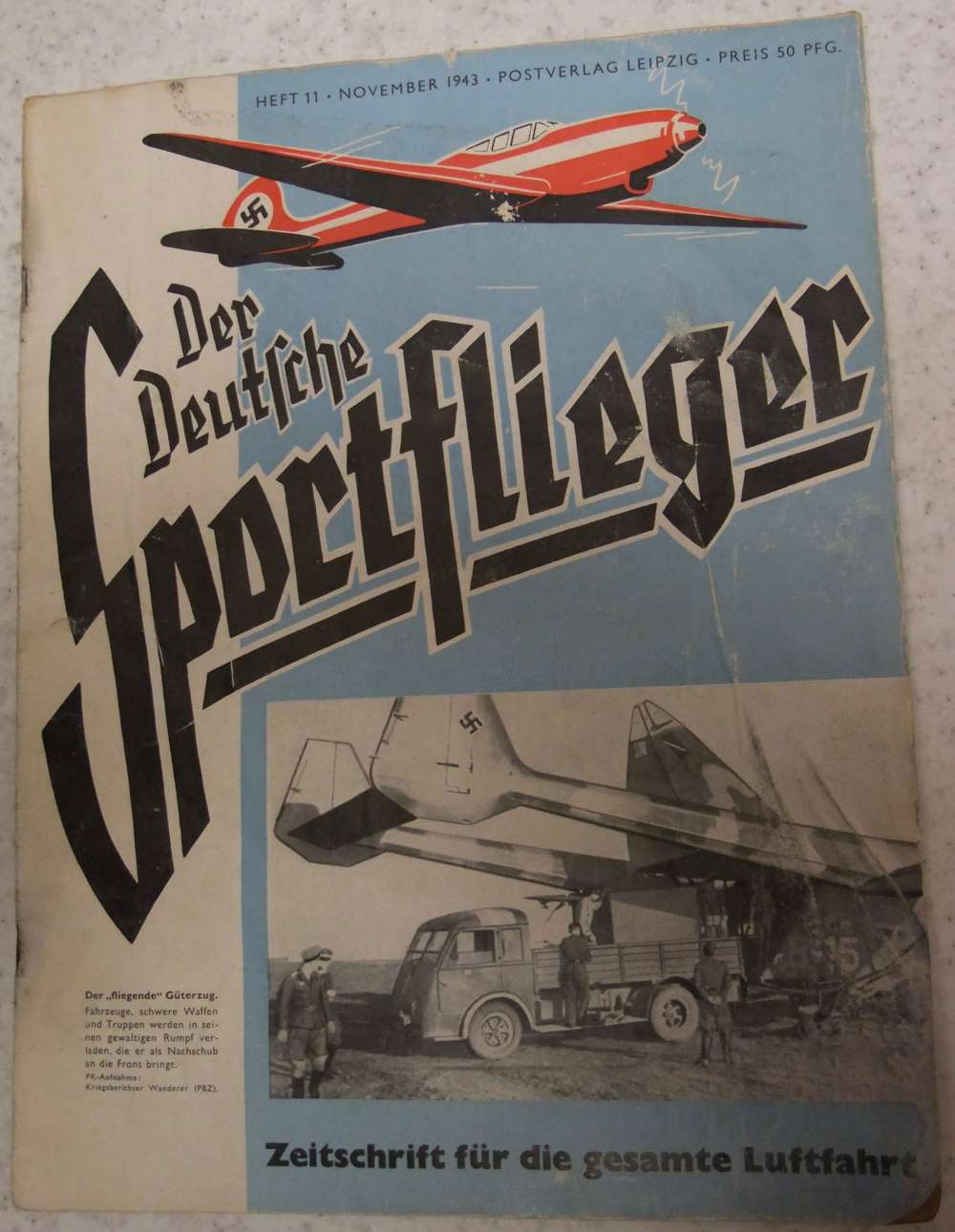 Der Deutsche Sportflieger Heft 11 November 1943