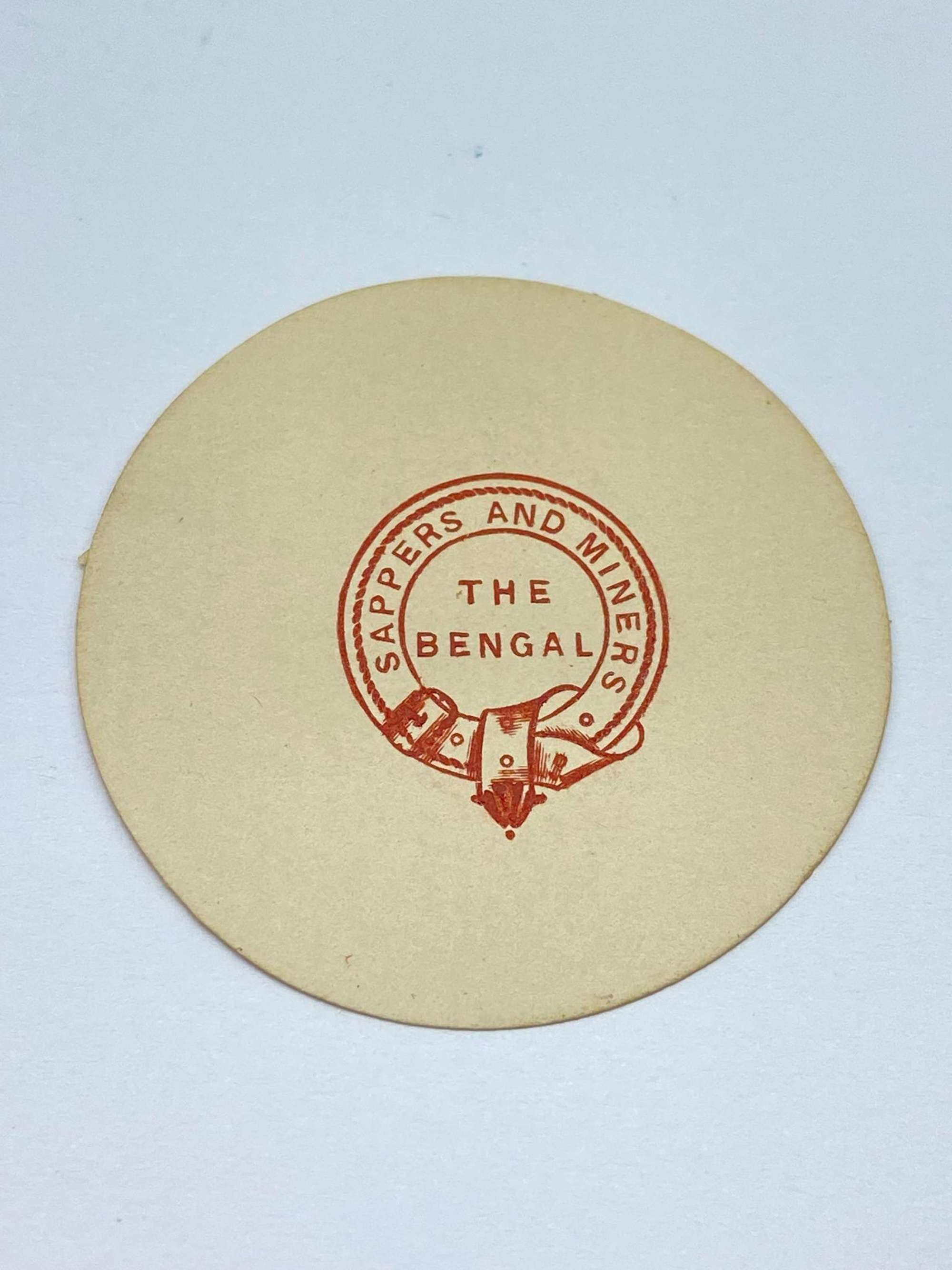 WW1 India Bengal Engineer Group (BEG)  Embossed Crest Letter Head