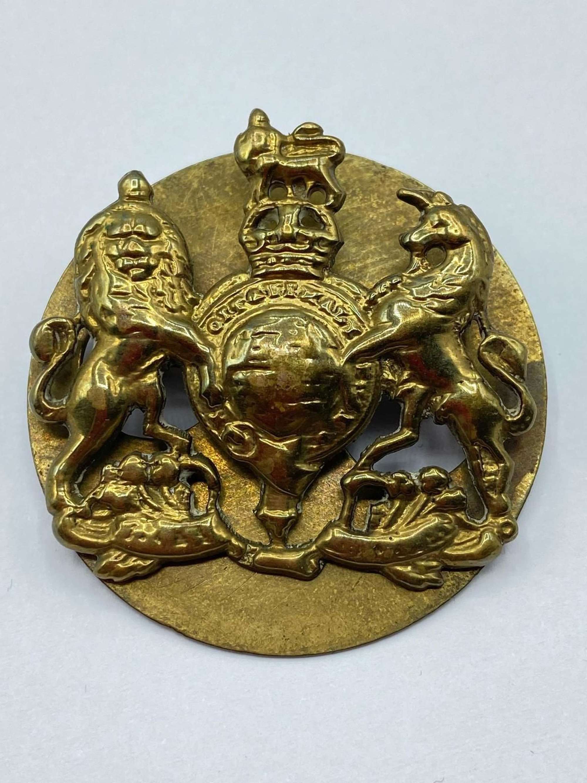 WW2 British Army Warrant Officer 1 Brass Rank Sleeve Badge