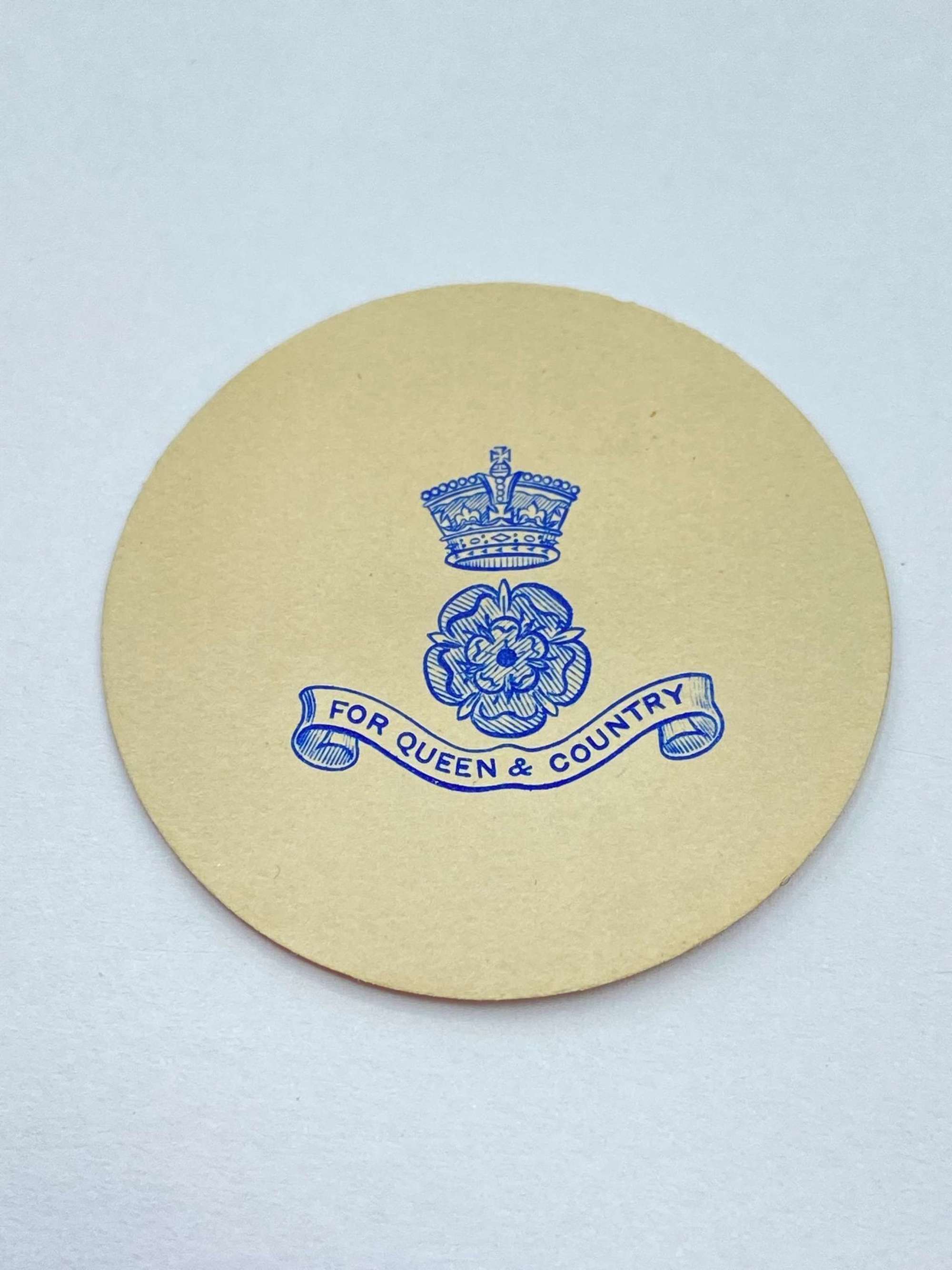 WW1 Royal Lancashire Reserve Regiment Embossed Crest Letter Head