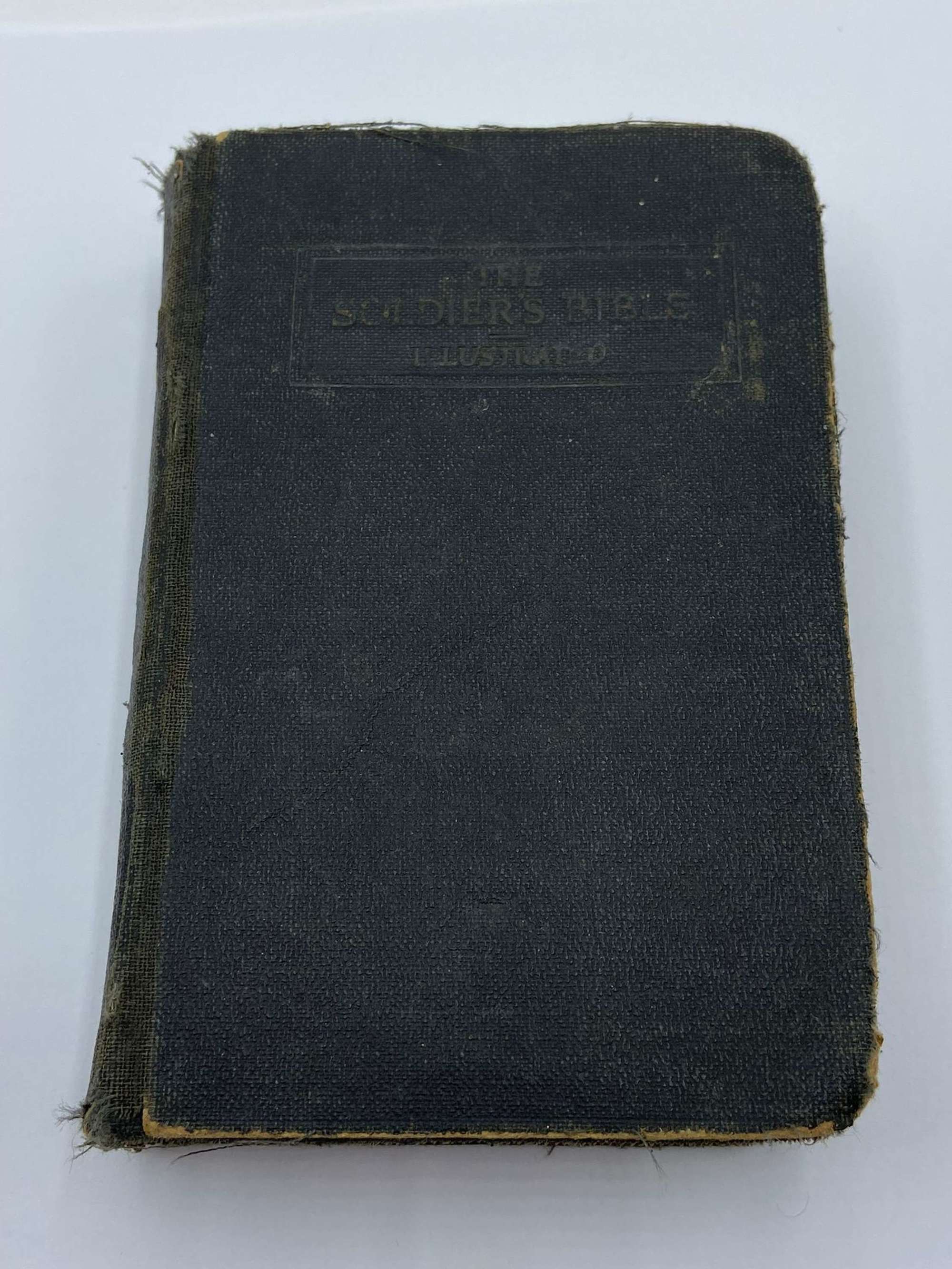 WW1 British Army Well Used  The Soldiers Illustrated Bible
