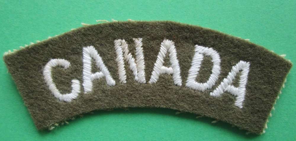 CANADA SHOULDER TITLE