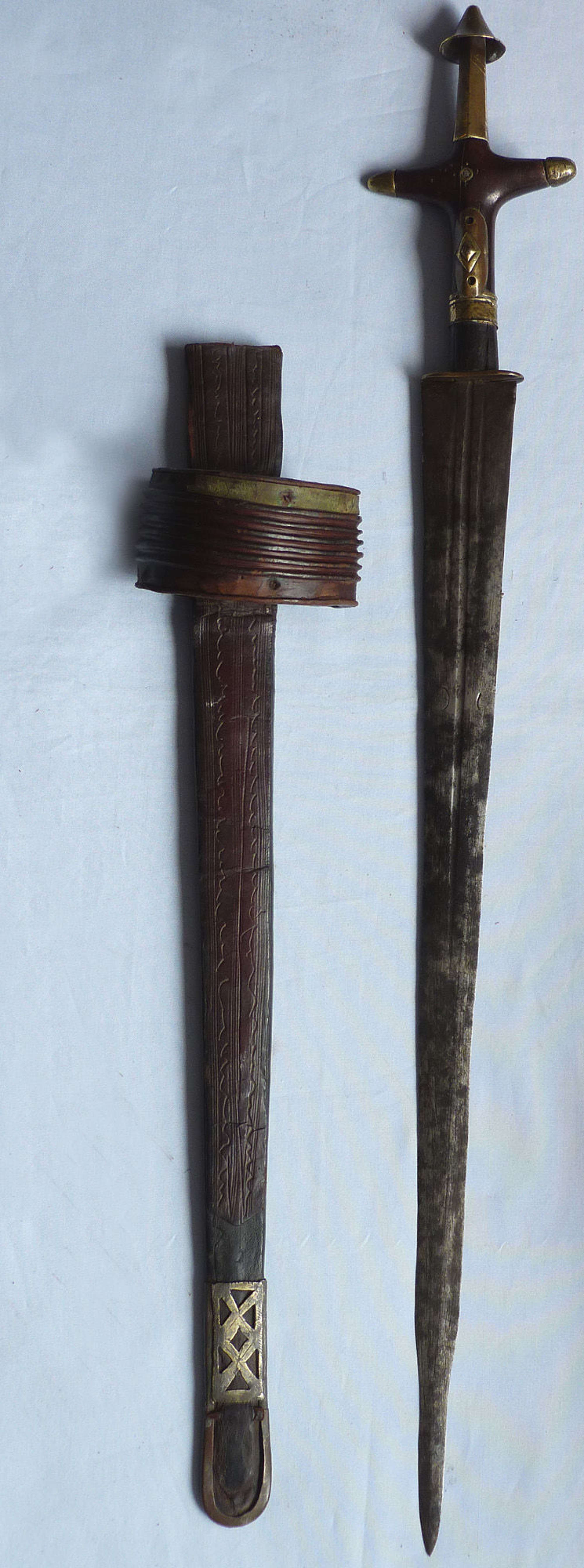 C.1900’s North African Tuareg Telek Arm Dagger