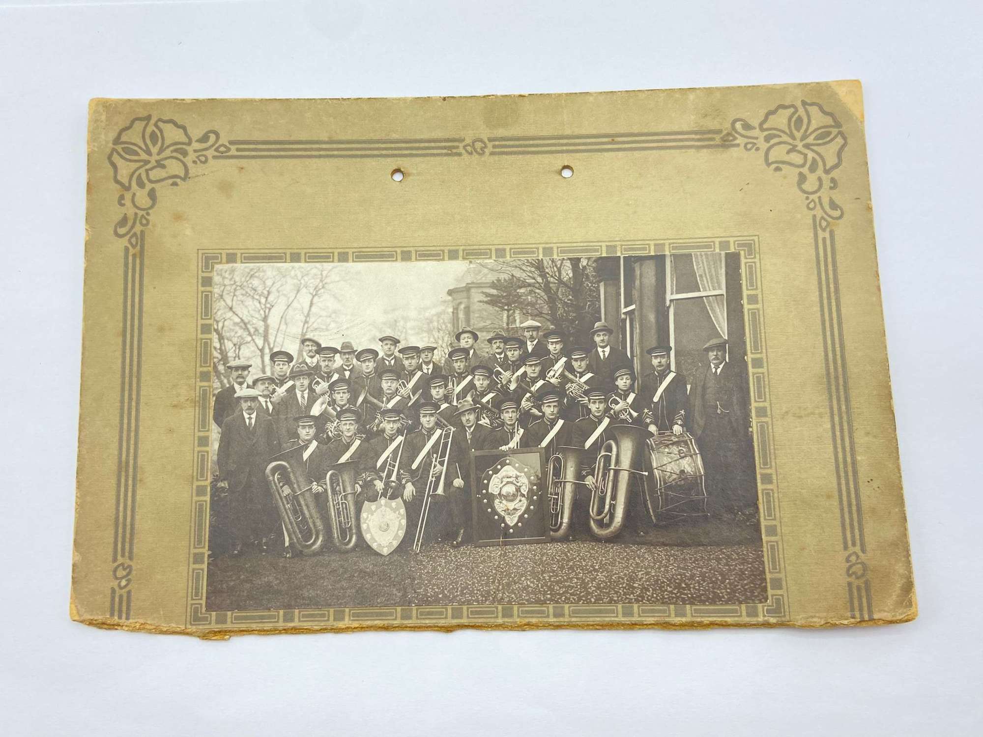 WW1 Period British Army Bandsman Group Photograph