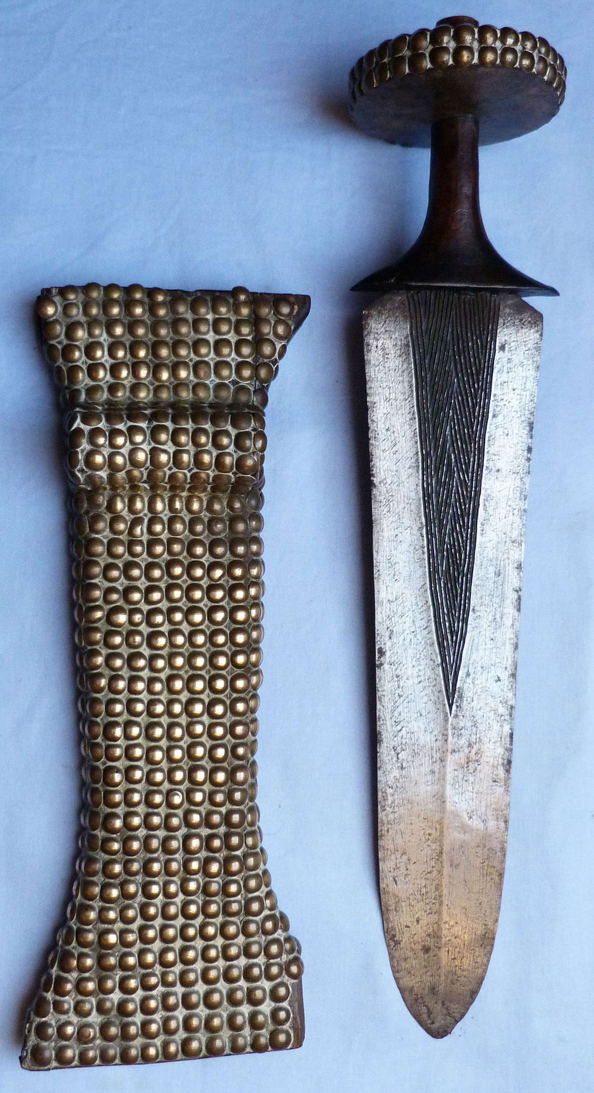 Rare 19th Century African Congo Tribal Short Sword