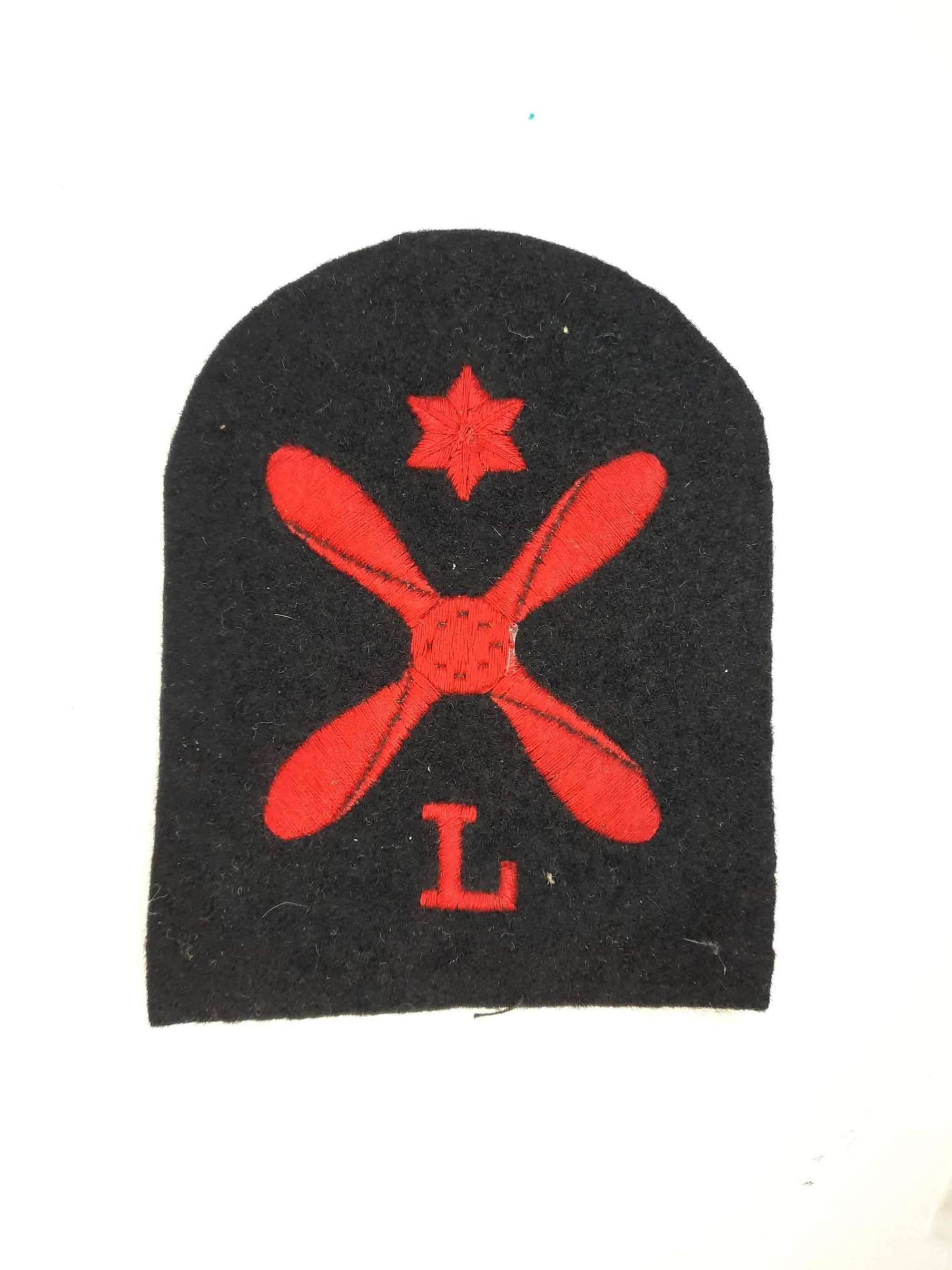 WW2 Royal Navy Leading Air Fitter Electrical Patch