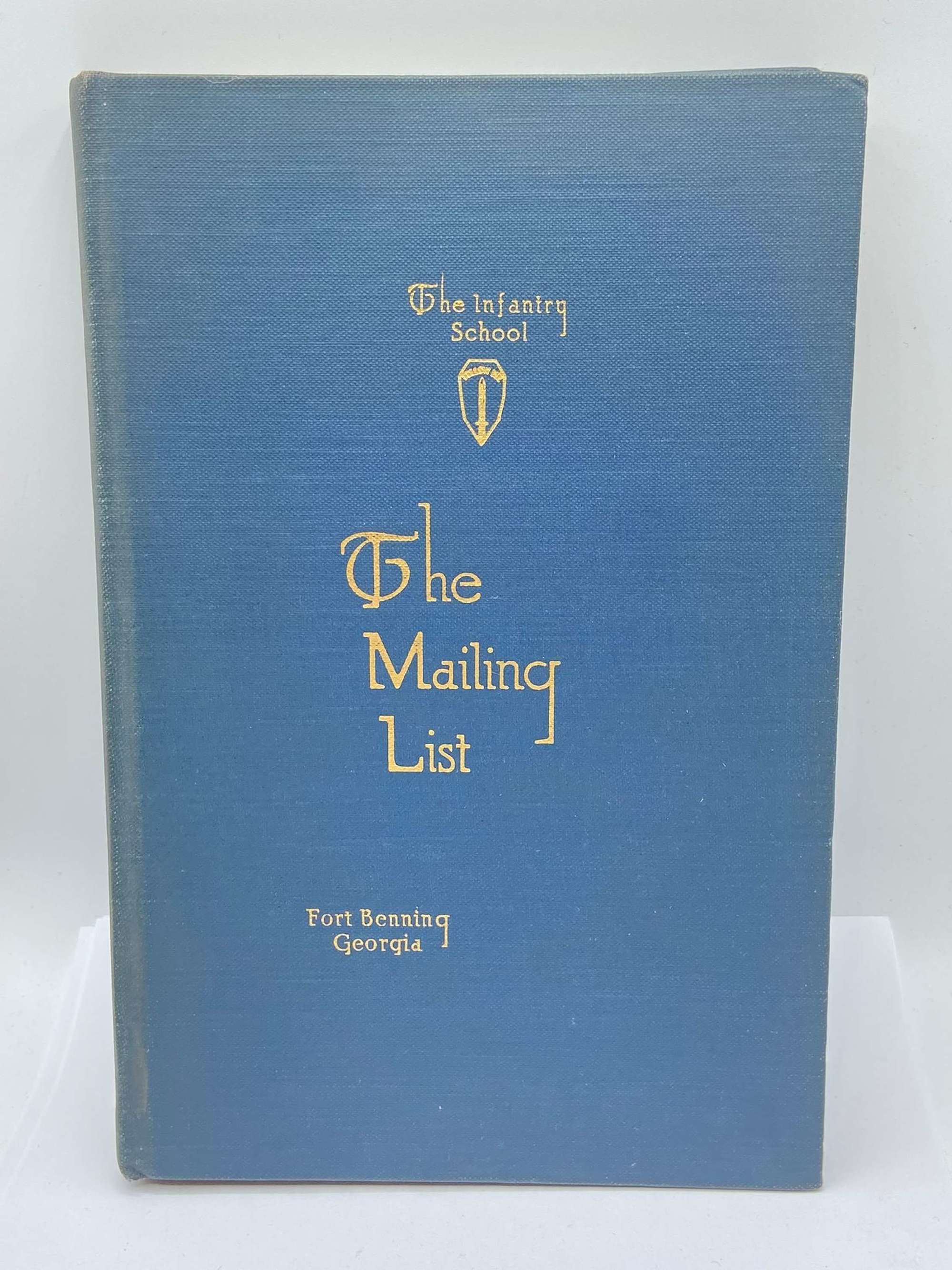 WW2 The Infantry School Mailing List by Benning Georgia
