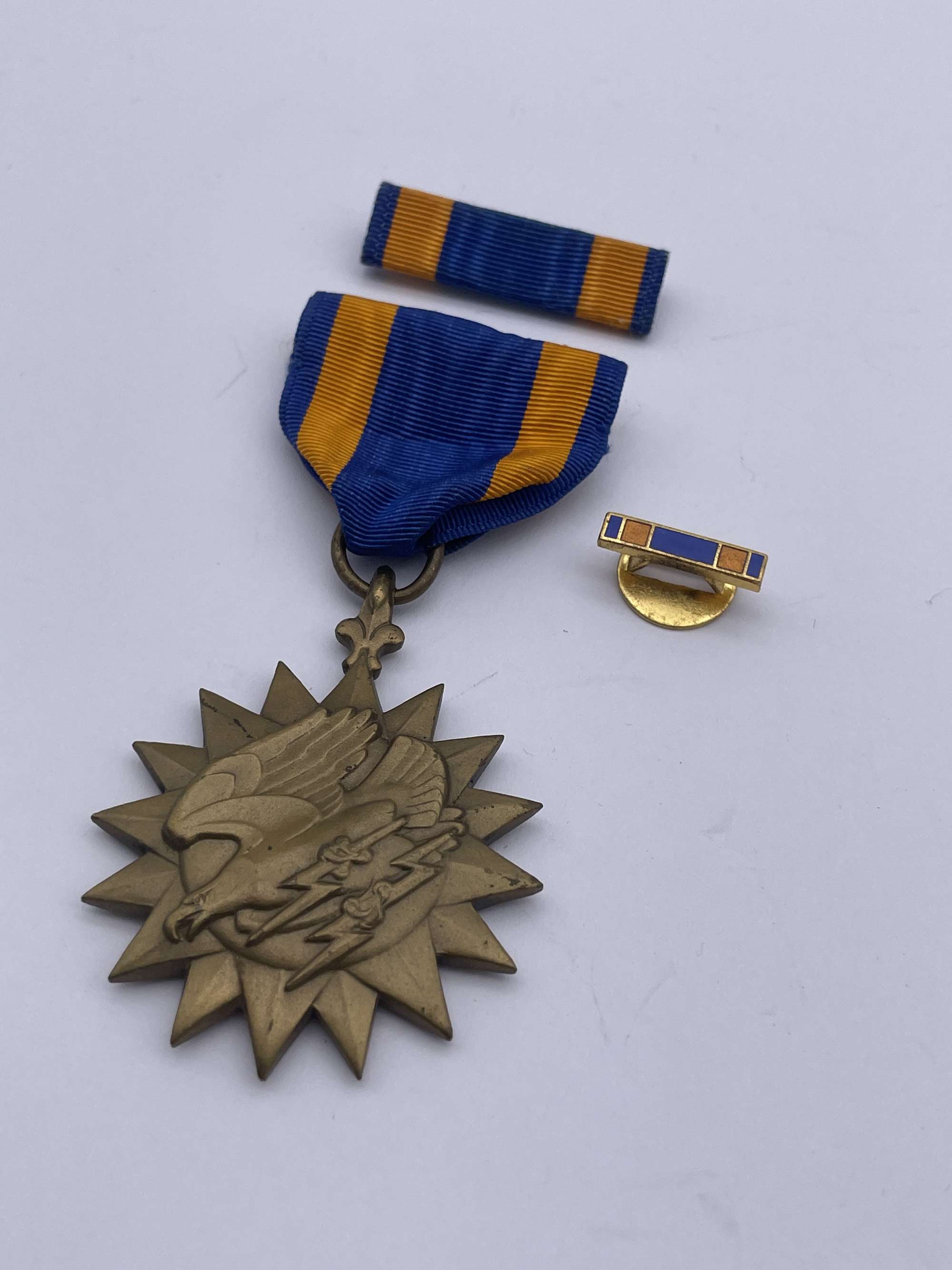 Original American World War Two Era Air Medal with Bar