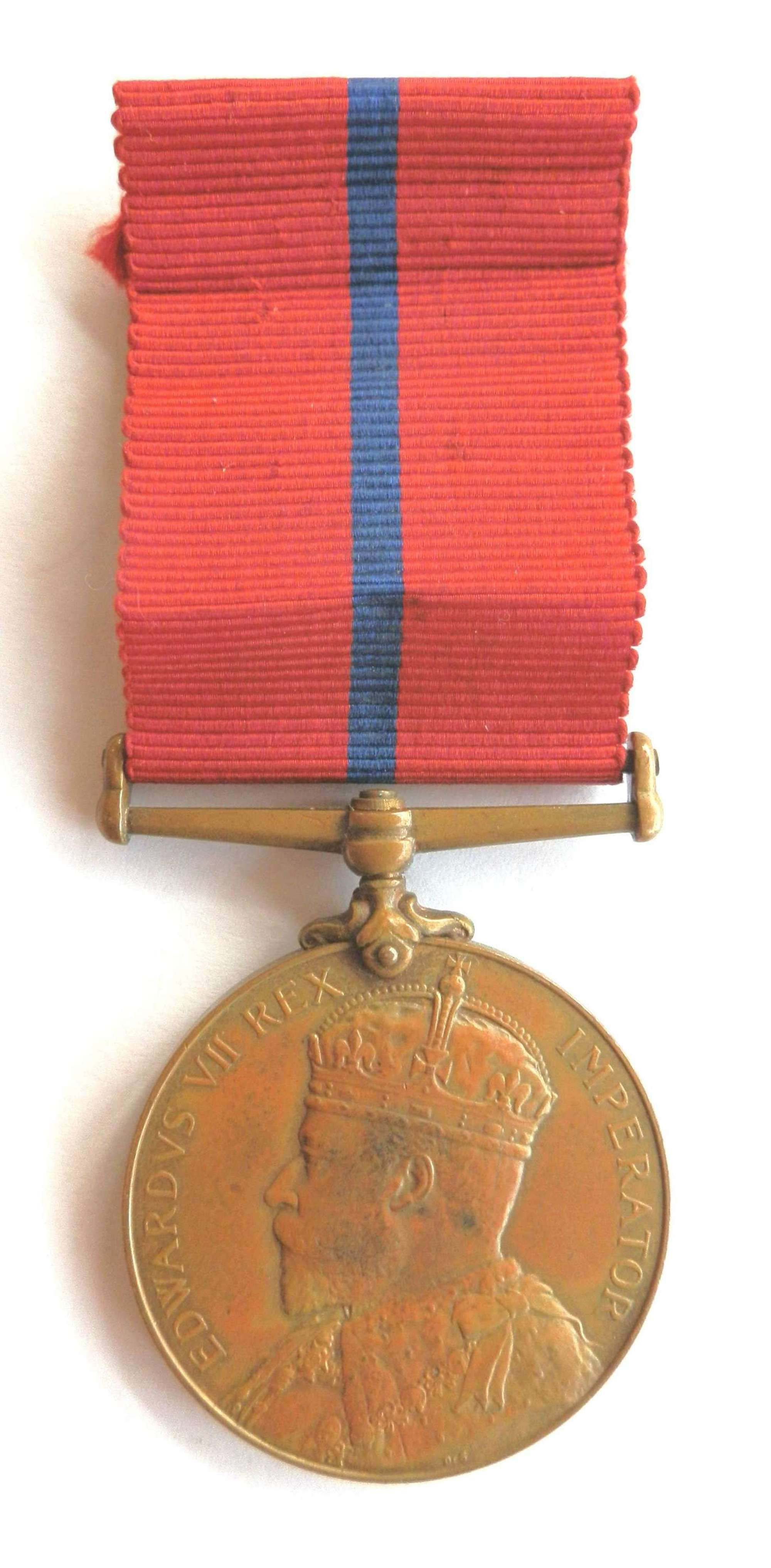 Coronation (Police) Medal 1902. PC G. Babbage, Met Police.