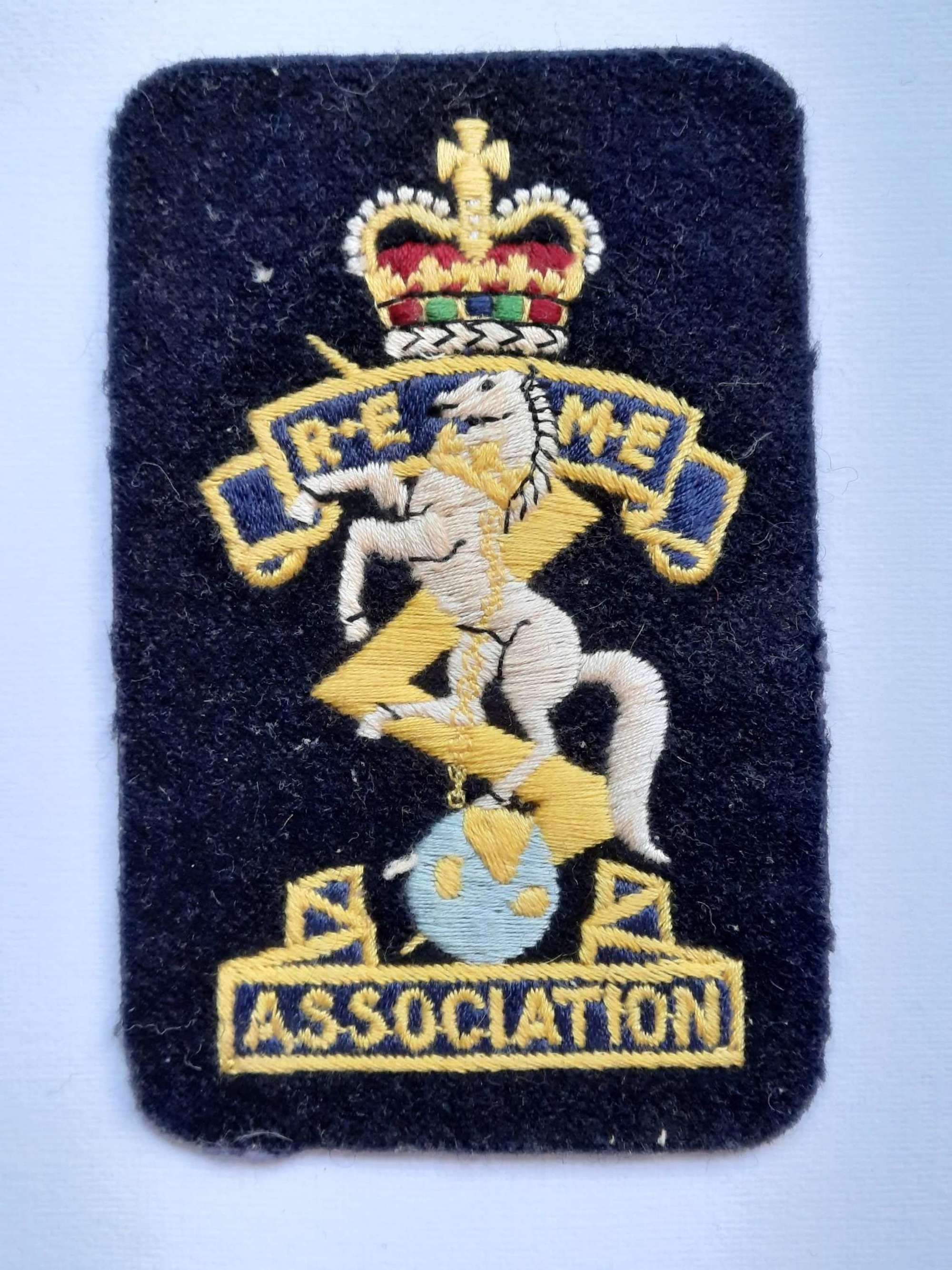 REME Association Blazer Badge