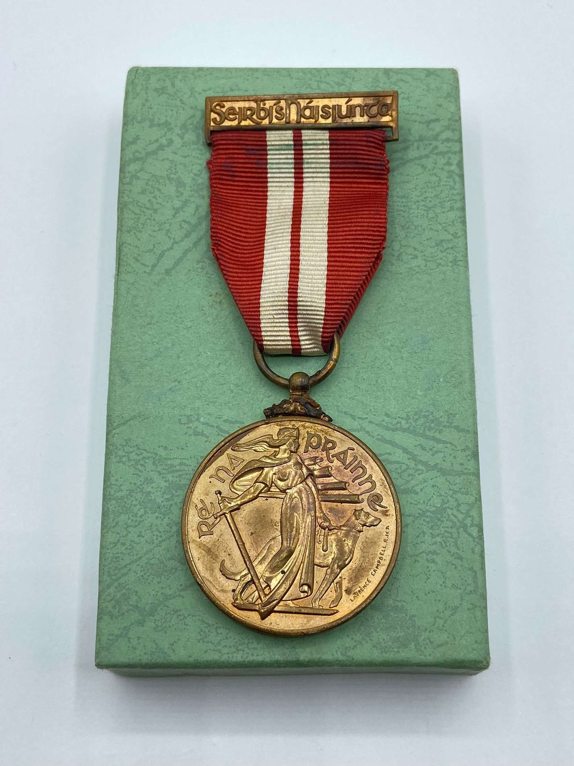 WW2 Irish Emergency Service 1939-1946 Medal With Original Box