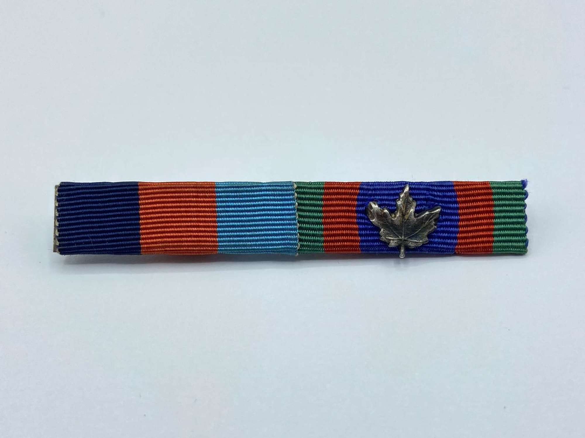 WW2 Canadian Volunteer Service Medal Bar & Maple Leaf Citation
