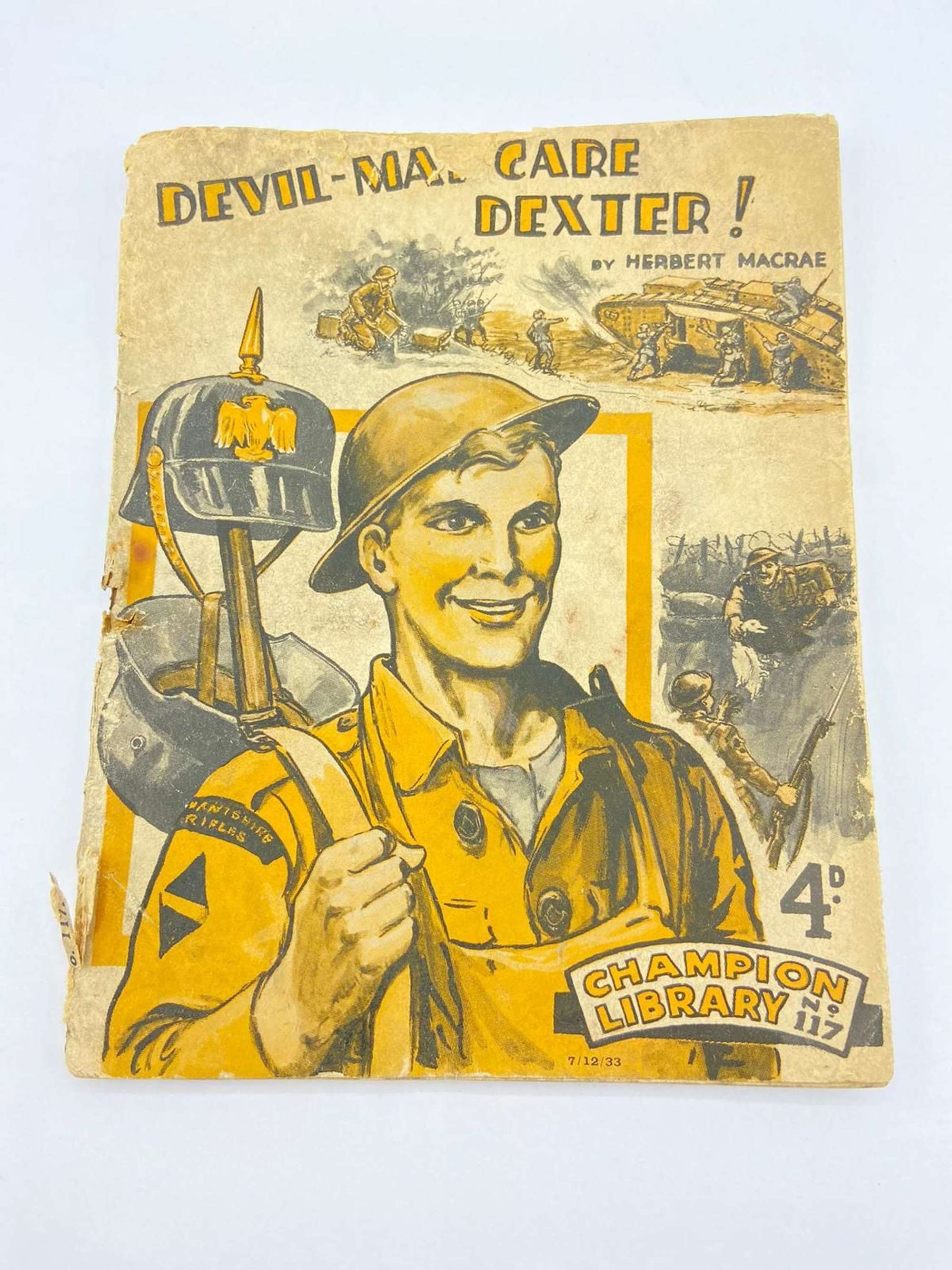 1933 Devil-May-Care Dexter No117 Champion Library By Herbert Macrae