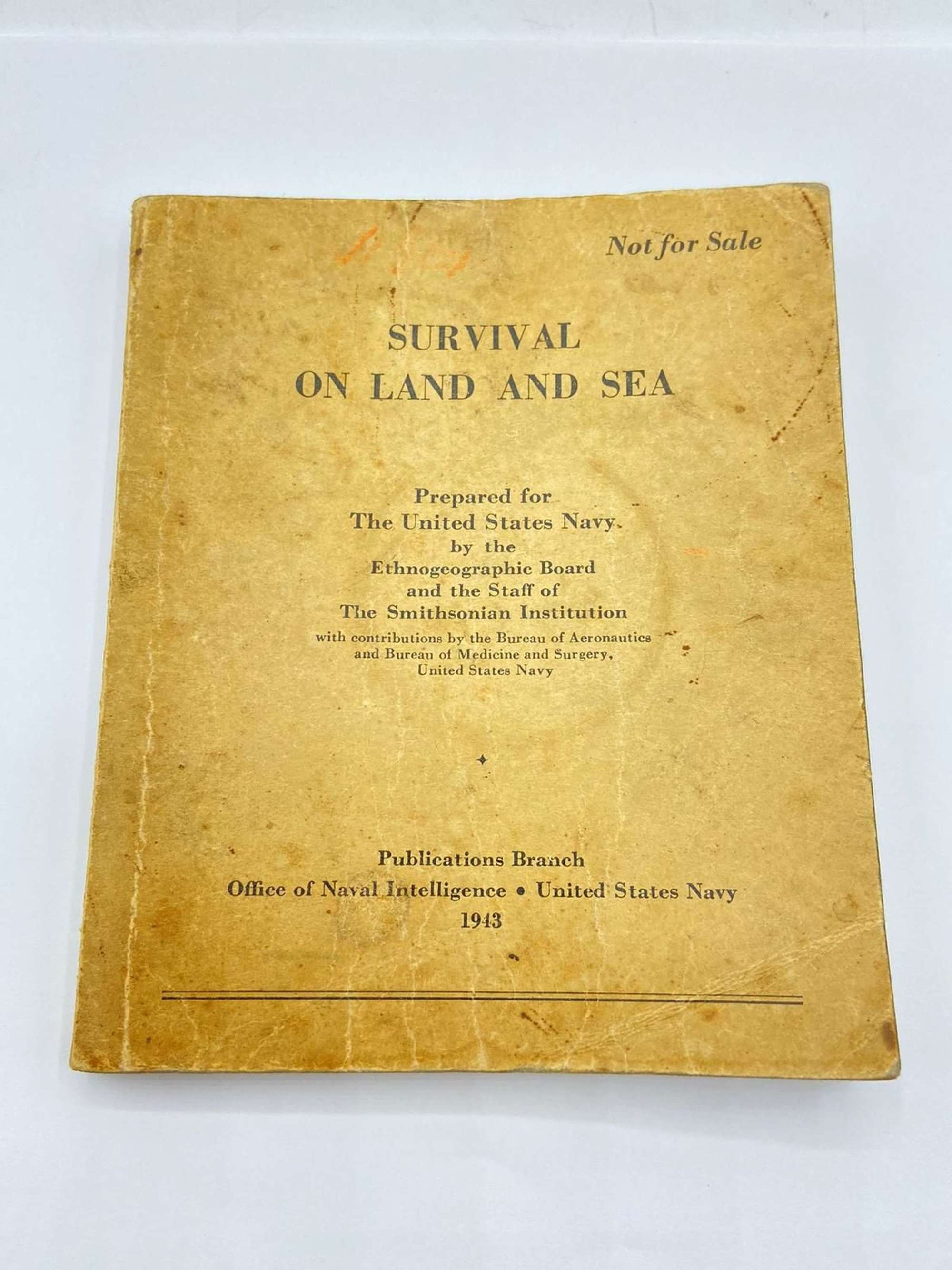 WW2 Survival On Land And Sea 1943 US Navy Office Of Naval Intelligence