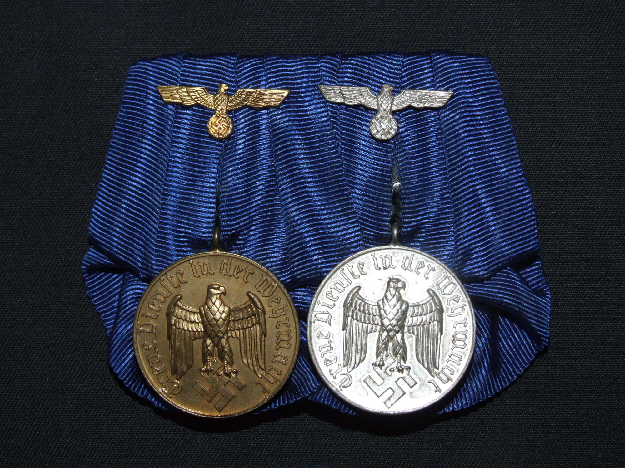 Wehrmacht Long Service Awards, for 4 and 12 Years Service