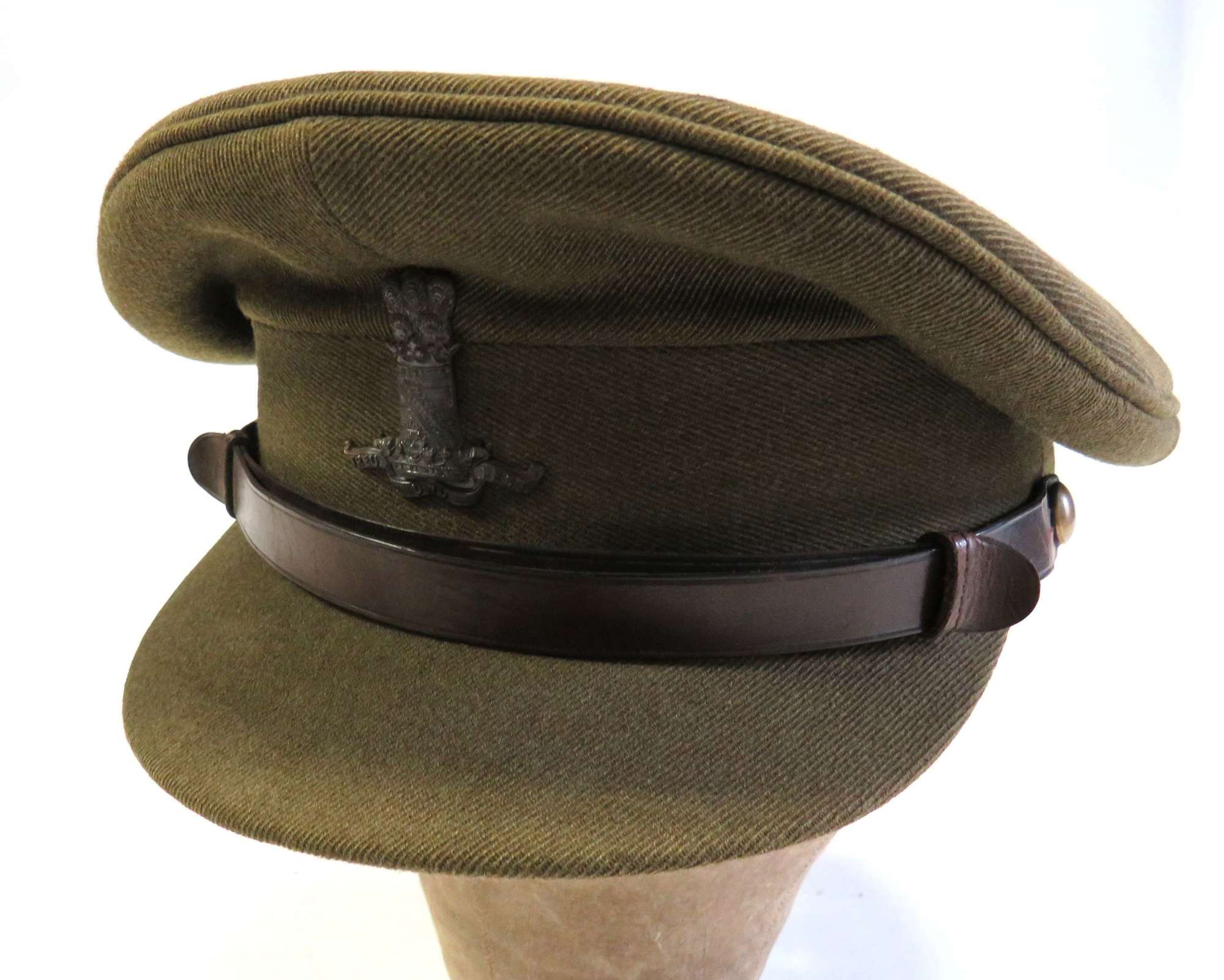 WW2 11th Hussars Officers Service Dress Cap
