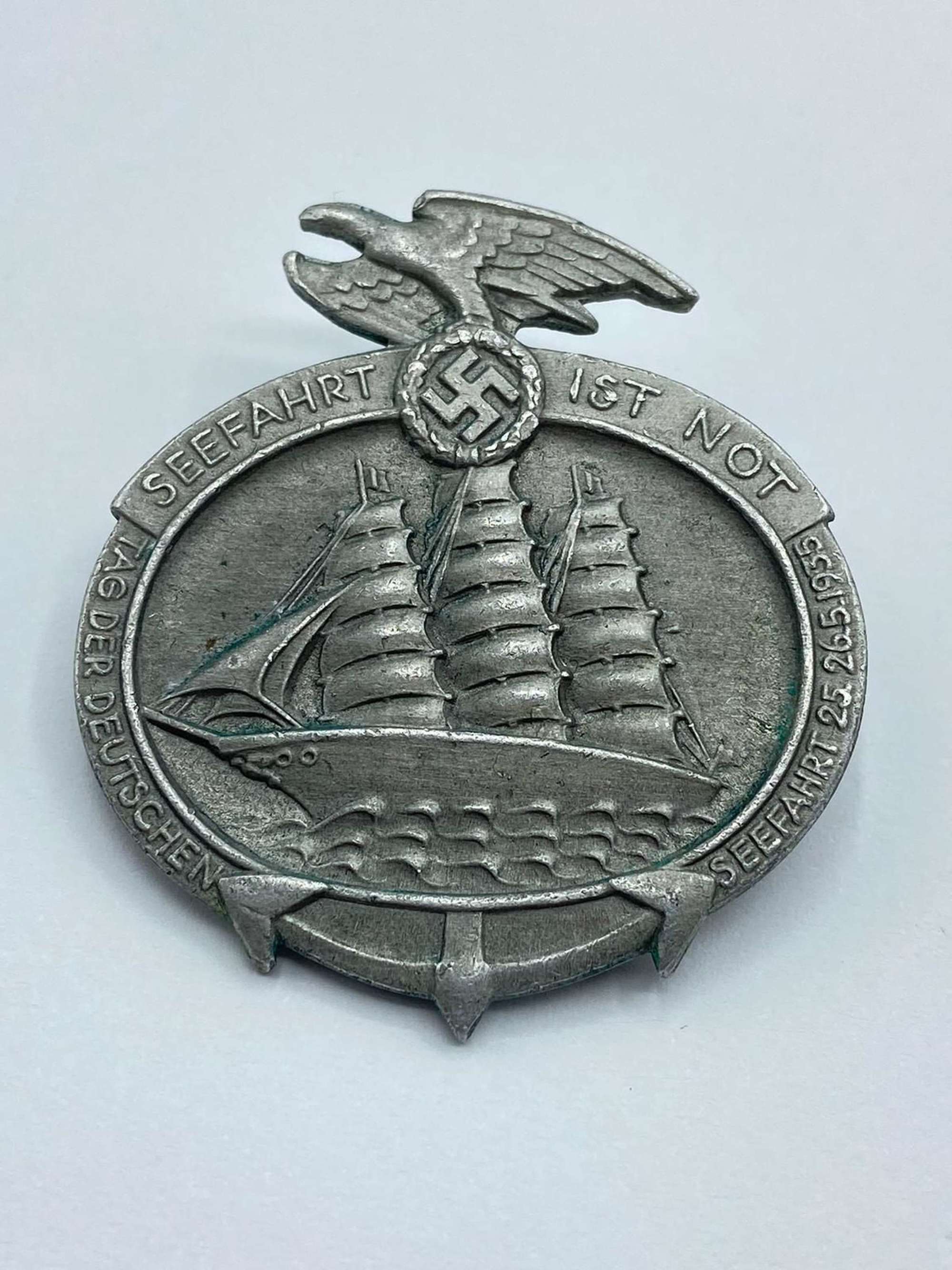 Pre WW2 German Maritime Day Kriegsmarine Day Badge