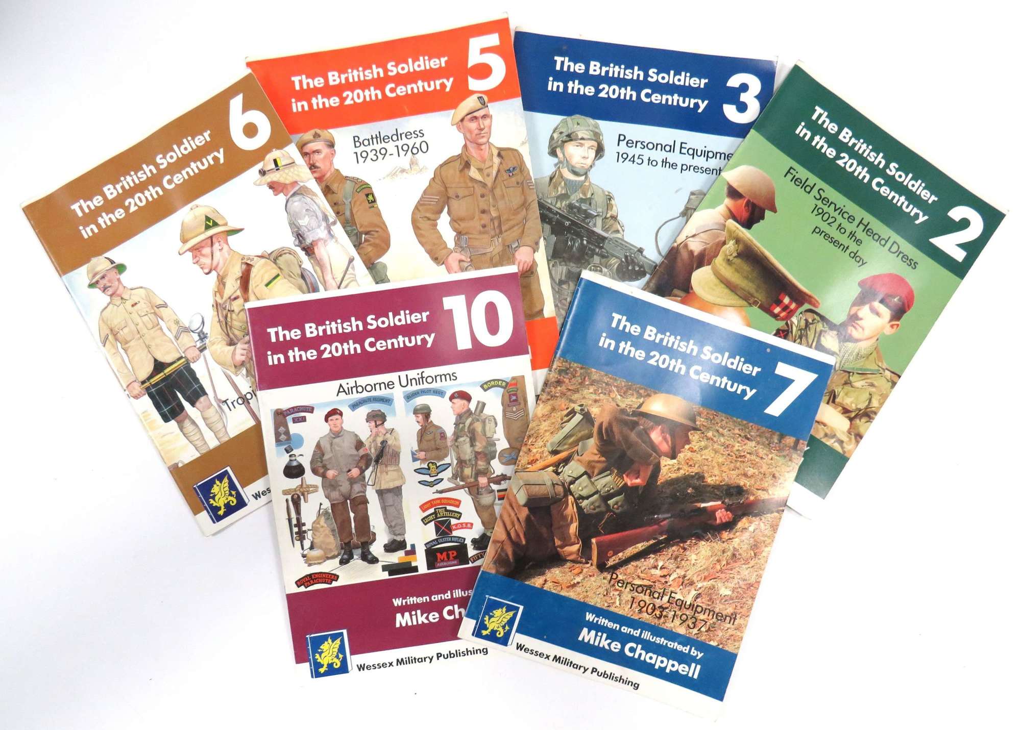 Part Set of 6 The British Soldier In The 20th Century Booklets