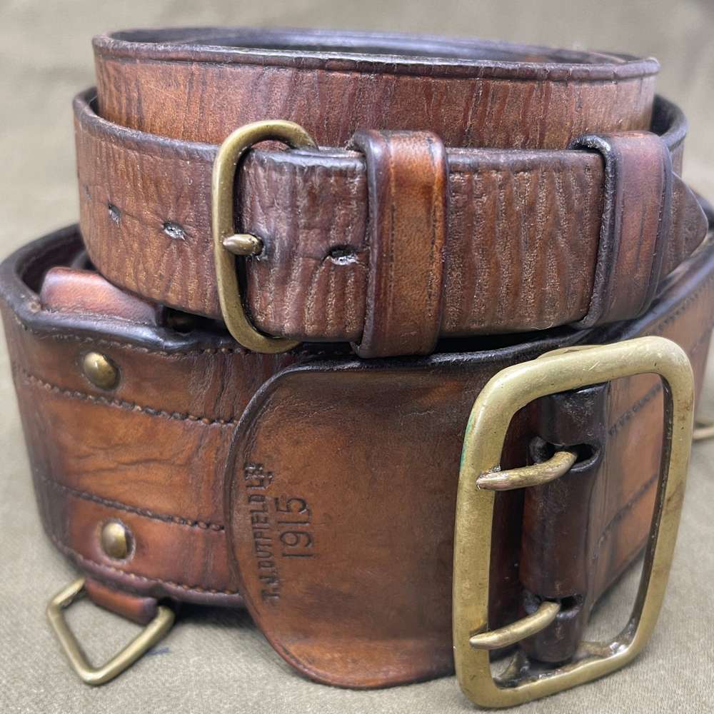 1915 Dated Officers Sam Browne Belt
