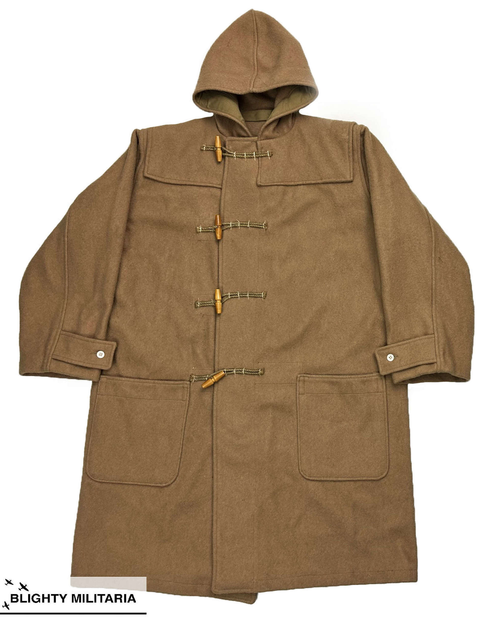 Original 1970s British Military Duffle Coat - Size 3