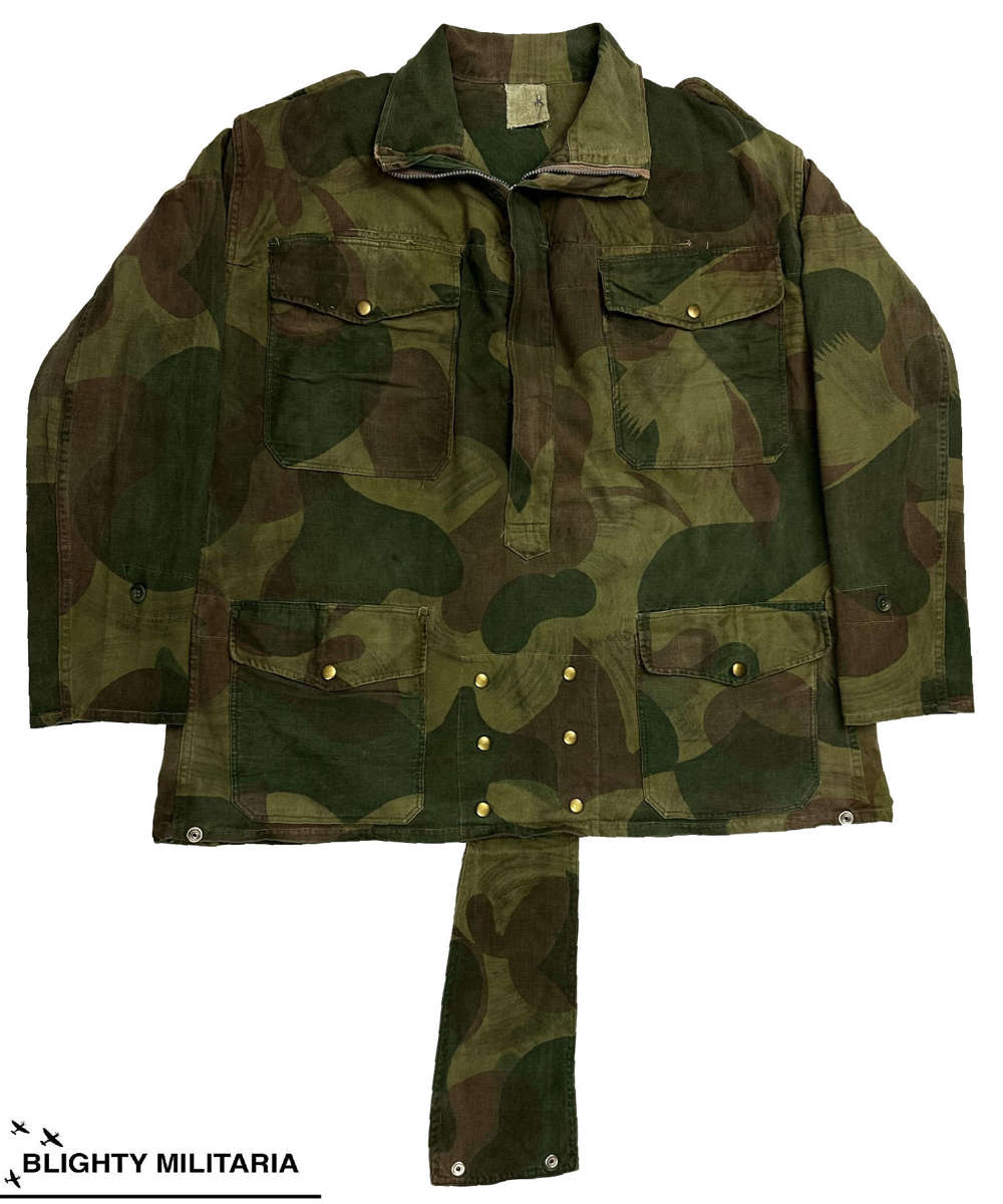Rare Original Early 1950s Belgian Moon & Balls Parachutist Smock
