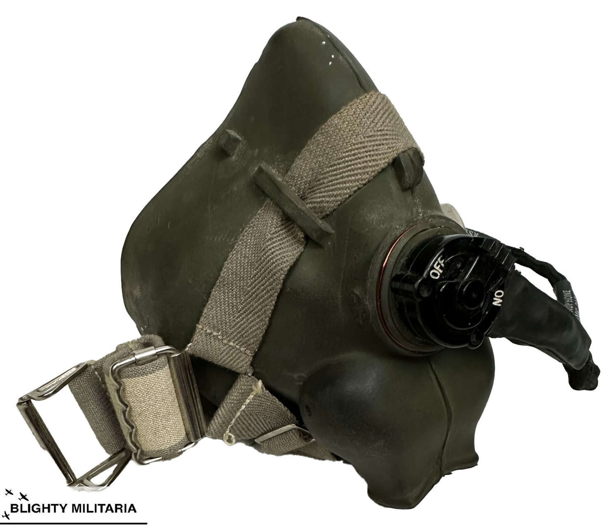 Original 1970 Dated RAF H Type Oxygen Mask - Size Medium