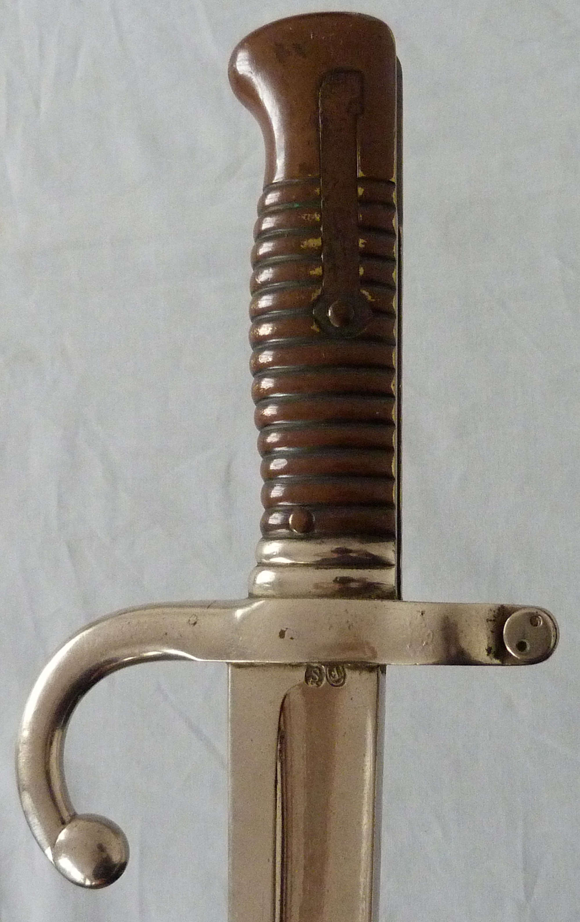 French Model 1866 Chassepot Plated Parade Sword Bayonet