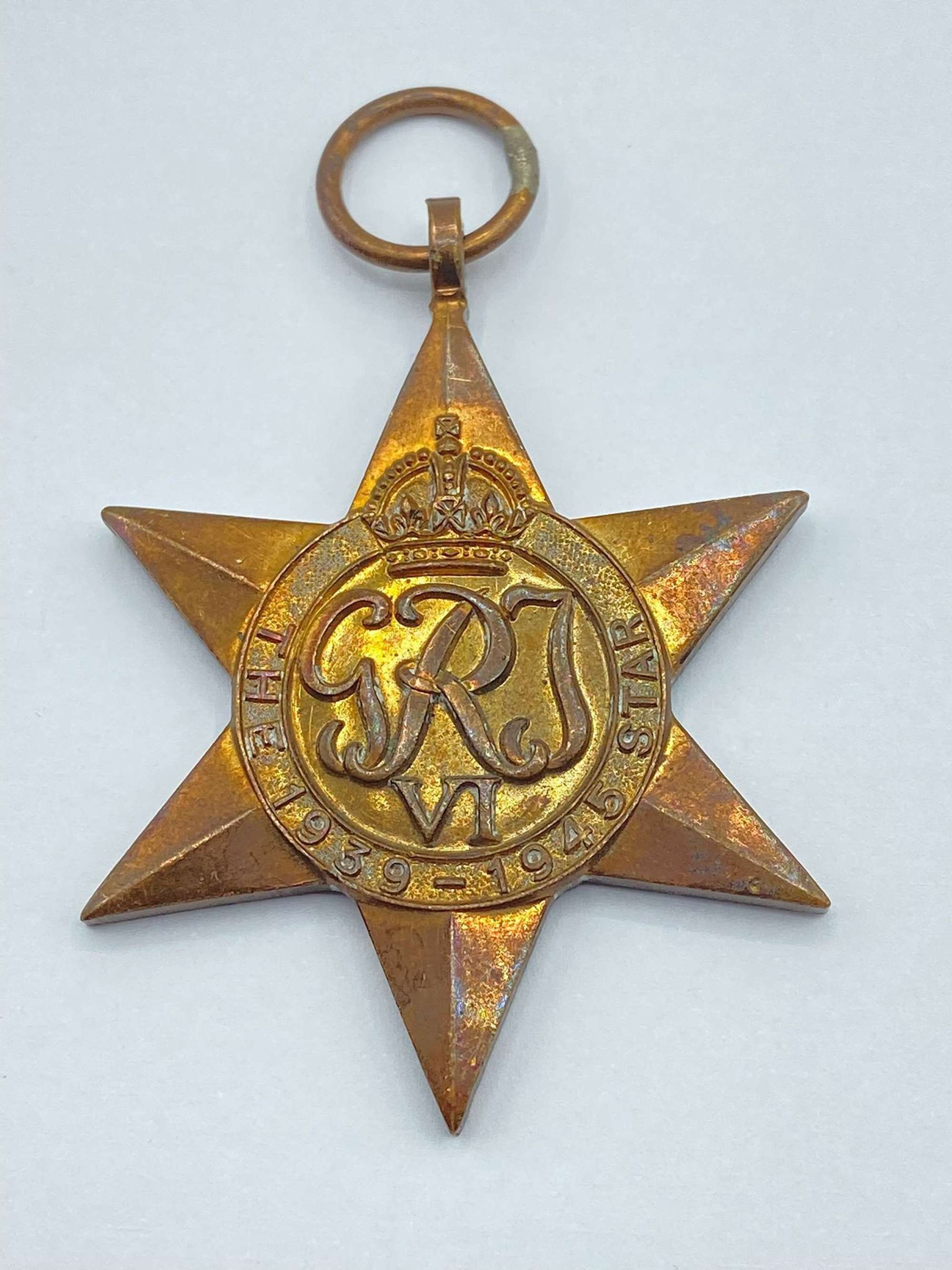 WW2 British & Commonwealth 1939-45 Star Medal Missing Ribbon