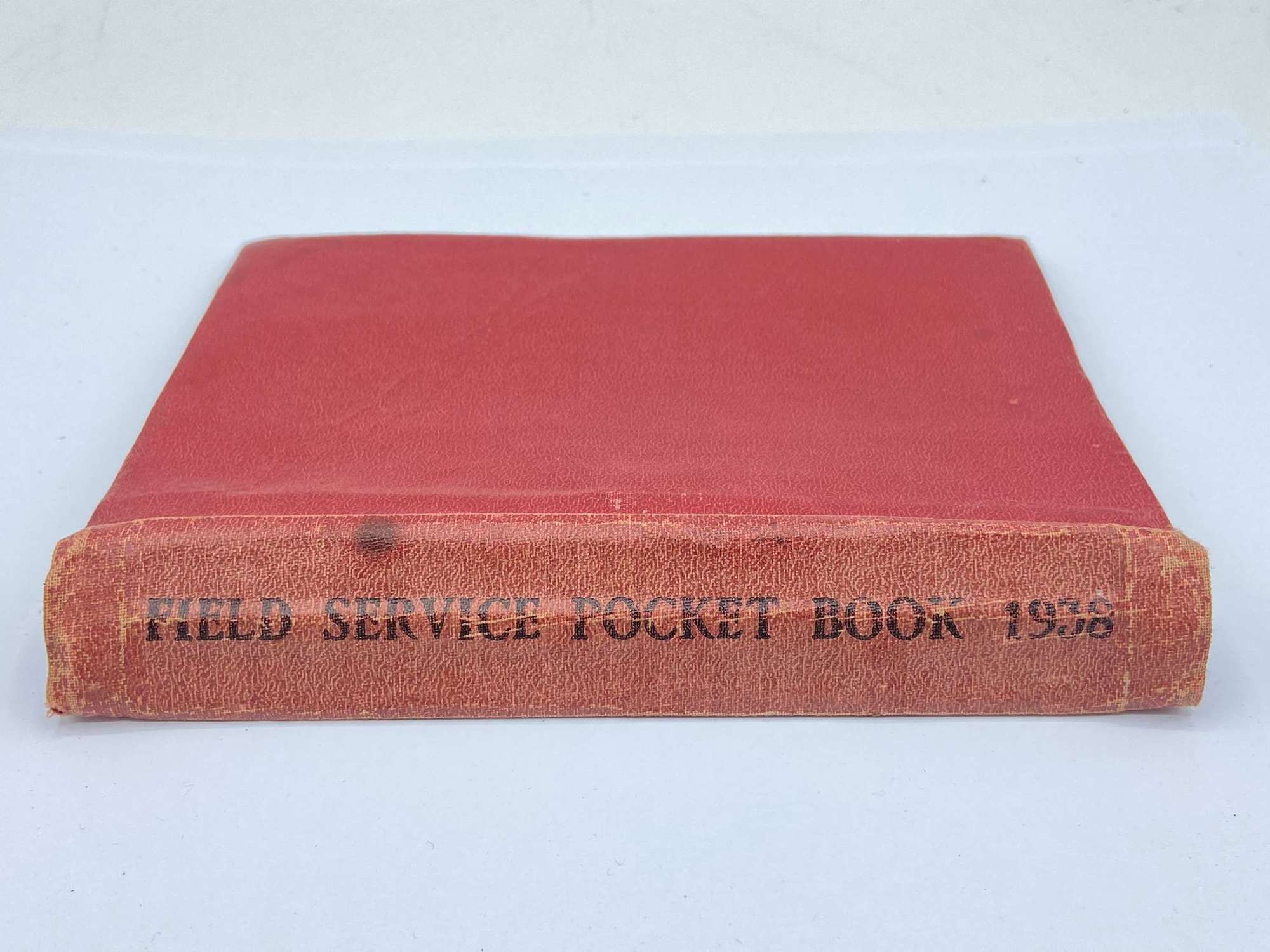 WW2 Field Service Pocket Book 1938 Empty Cover & Binding String