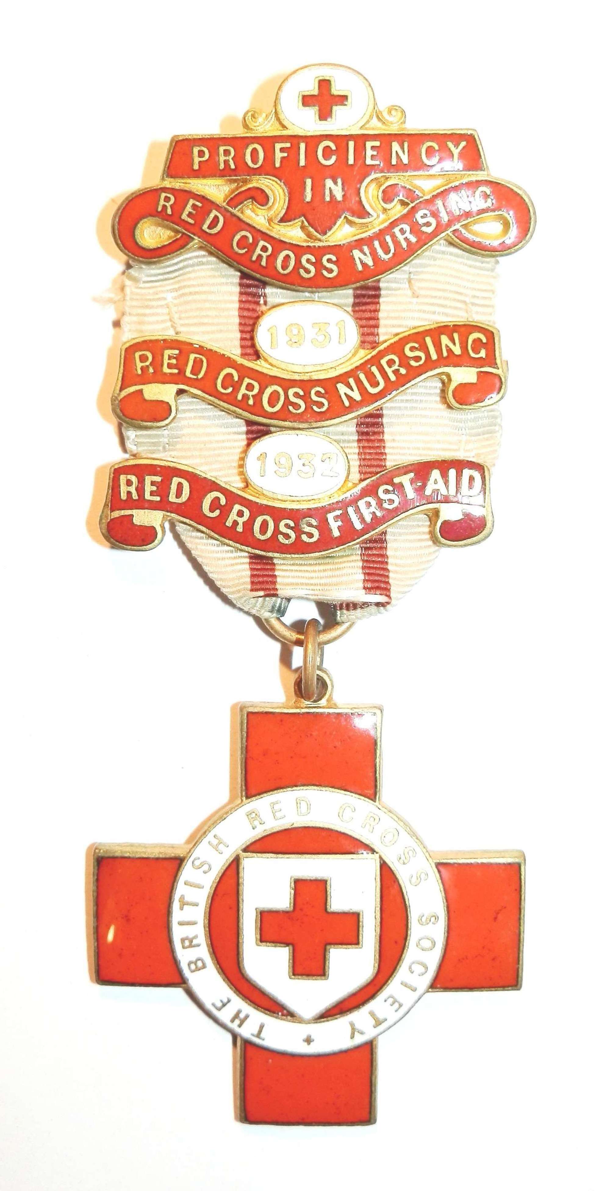 Proficiency in Red Cross Nursing Awarded to C. Stewart.