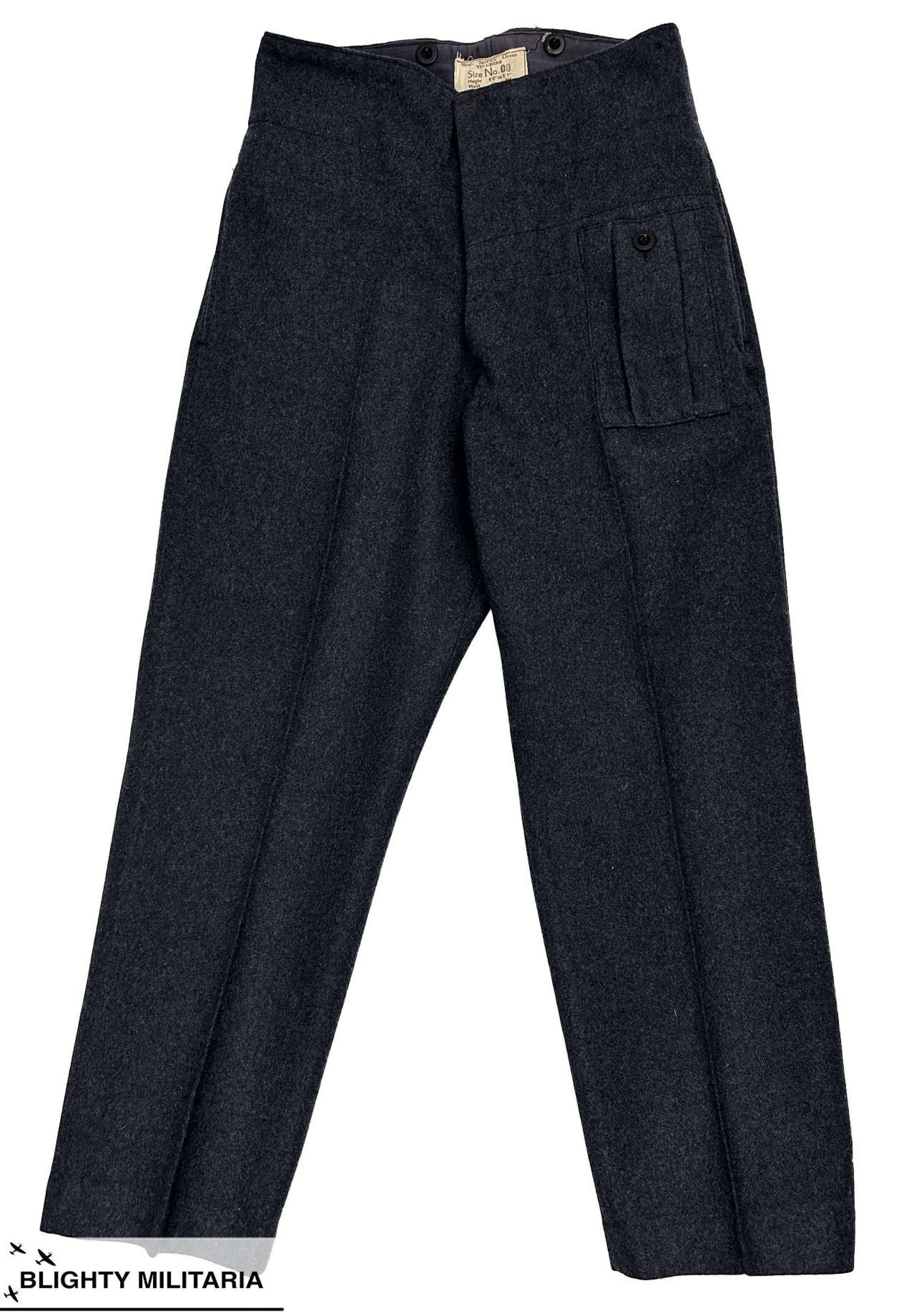 Original 1944 Dated RAF War Service Dress Trousers - Size 00