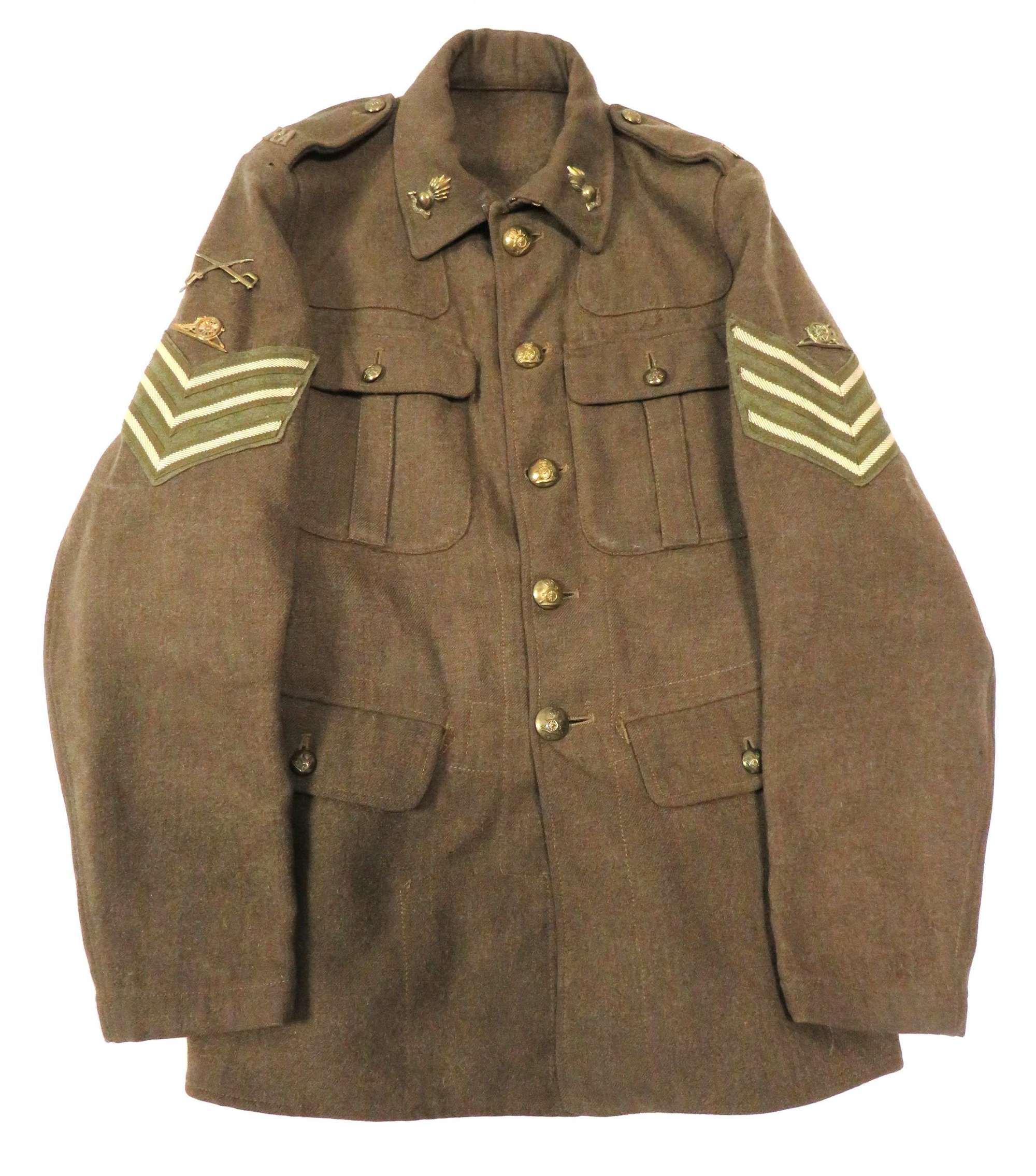 1922 Pattern Royal Artillery Khaki Service Dress Tunic
