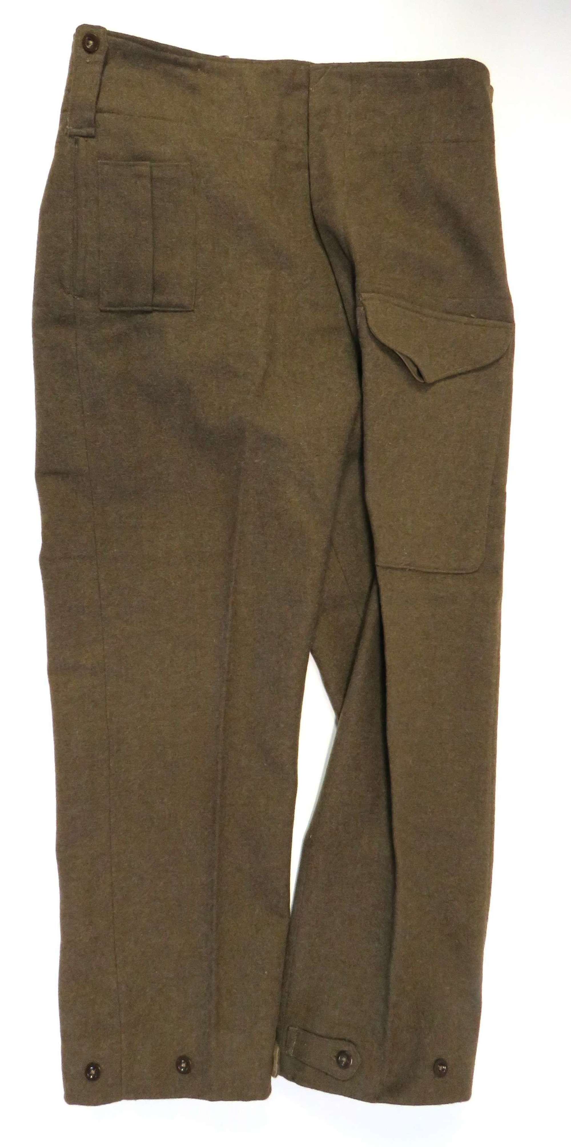 Original 1937 Ist Pattern British Battledress Trousers .Good Size