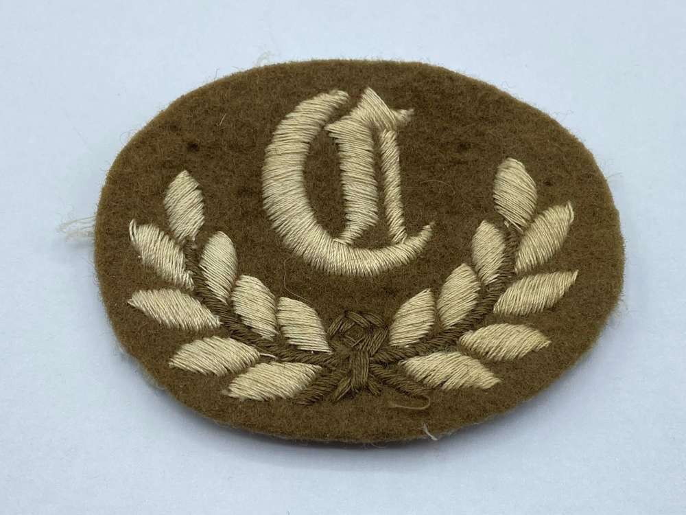 Early WW2 British Army Trade Badge for C Group Trades Qualification
