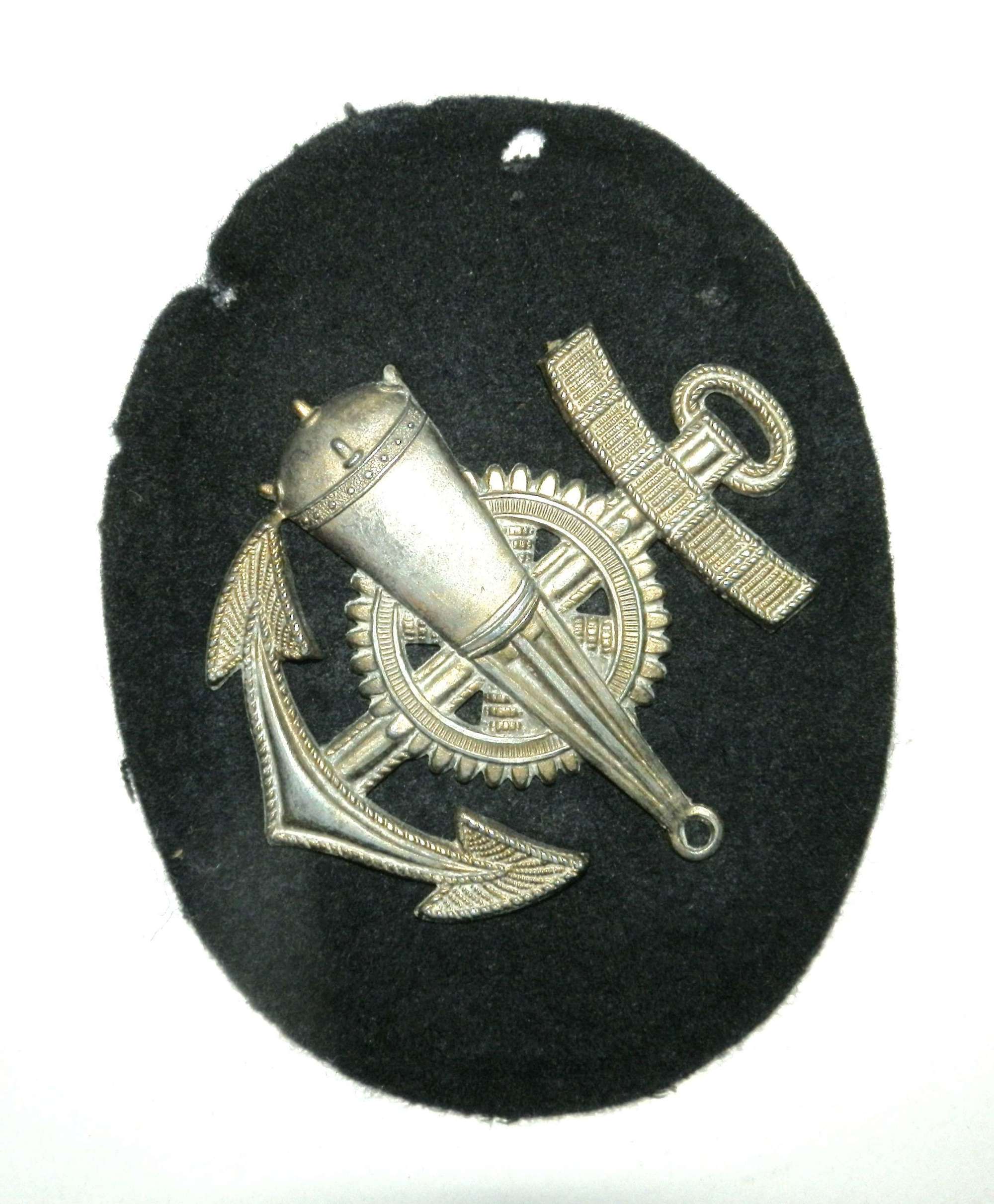Kriegsmarine Blocking Weapons Mechanics NCO Trade Badge.